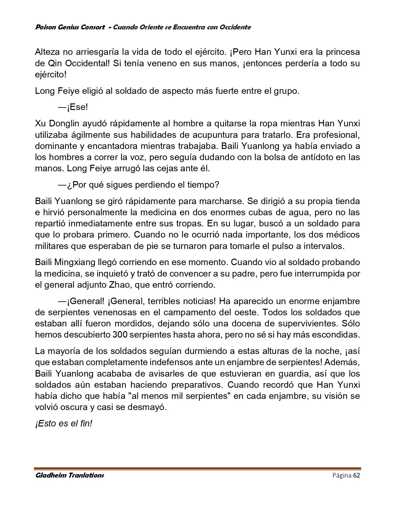 Poison Genious Consort (Novela) - Capítulo 402 - Página 62 - LectorTMOo