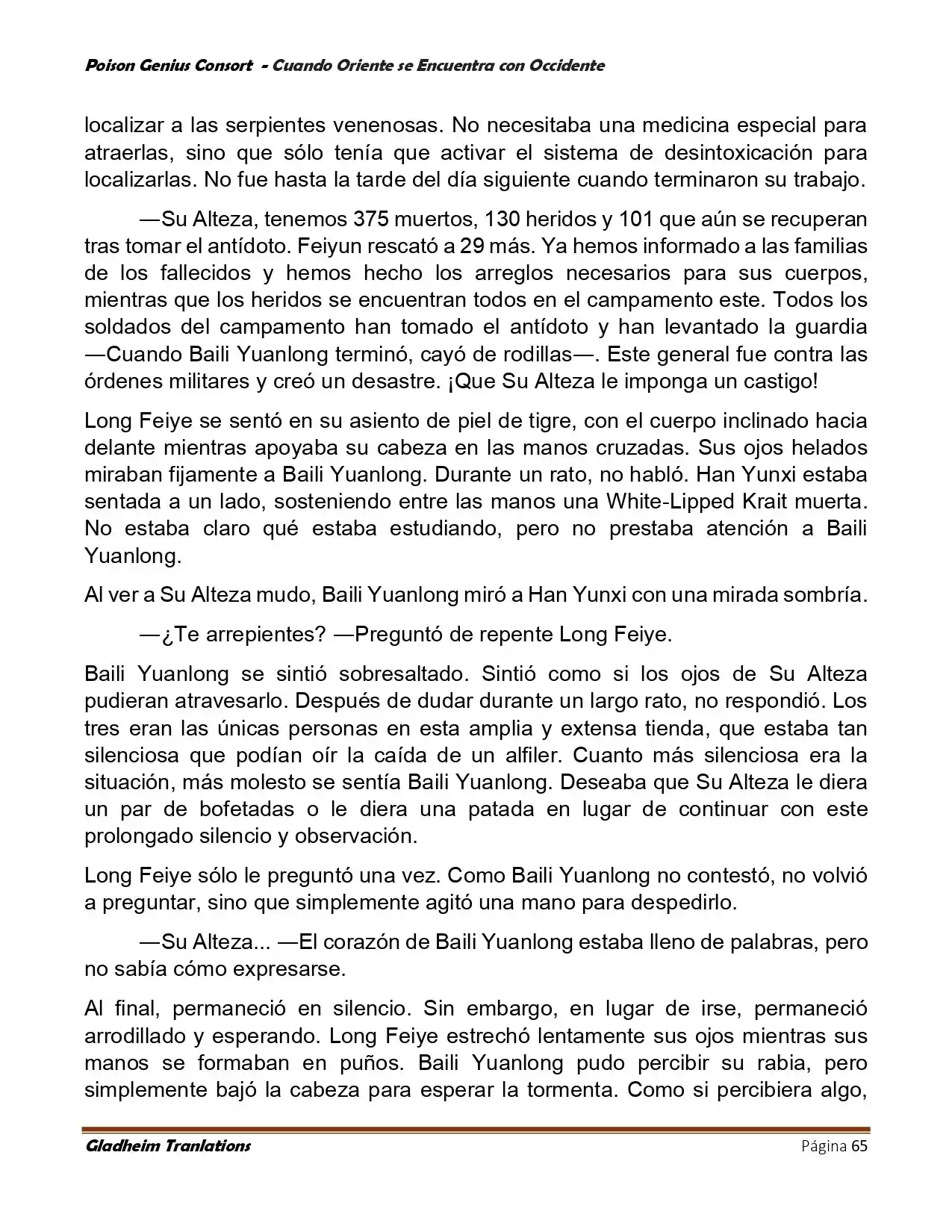 Poison Genious Consort (Novela) - Capítulo 402 - Página 65 - LectorTMOo