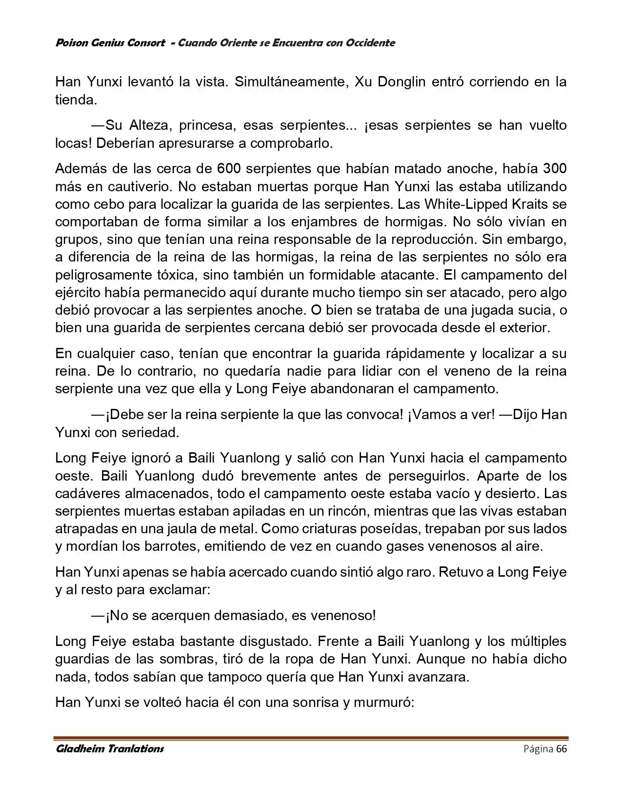 Poison Genious Consort (Novela) - Capítulo 402 - Página 66 - LectorTMOo