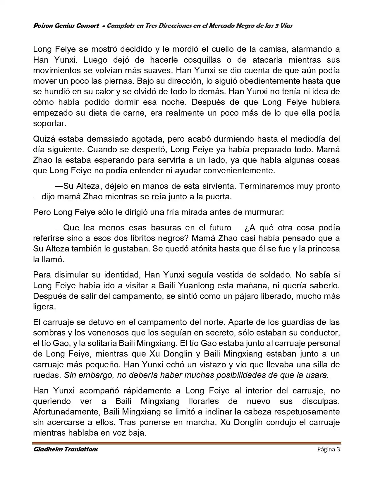 Poison Genious Consort (Novela) - Capítulo 403.50 - Página 3 - LectorTMOo