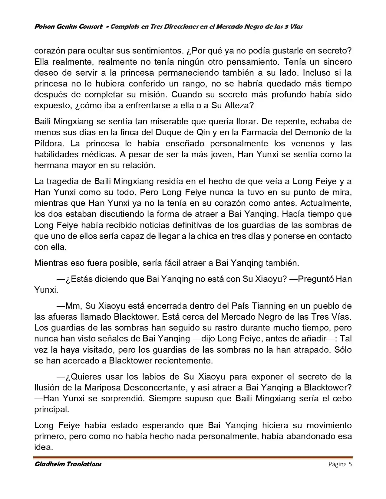 Poison Genious Consort (Novela) - Capítulo 403.50 - Página 5 - LectorTMOo