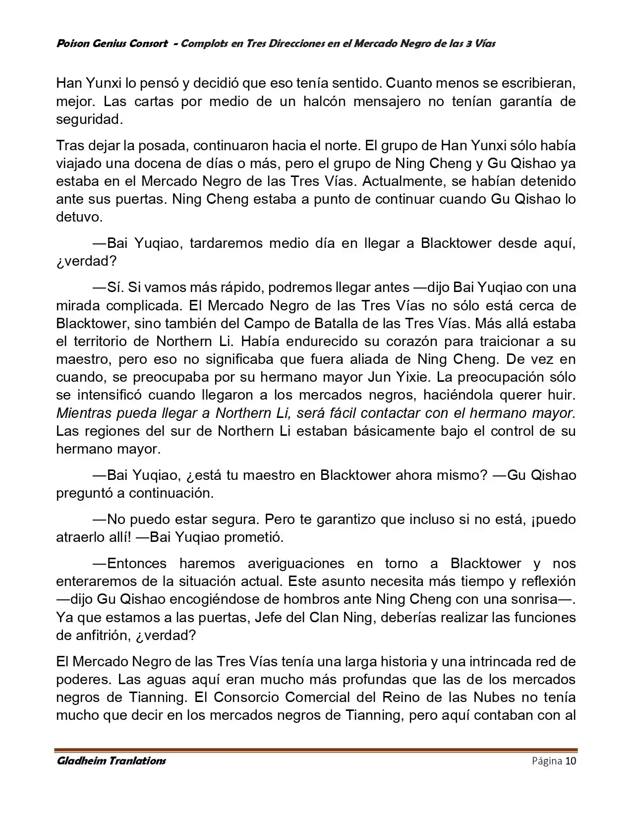 Poison Genious Consort (Novela) - Capítulo 403.50 - Página 10 - LectorTMOo