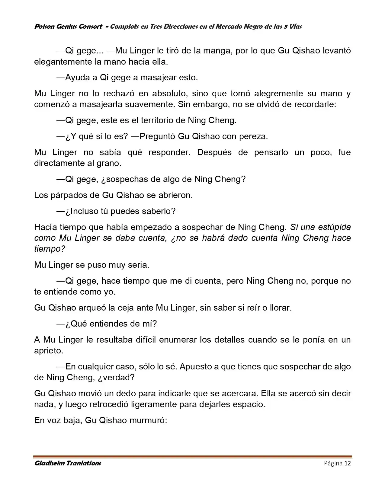 Poison Genious Consort (Novela) - Capítulo 403.50 - Página 12 - LectorTMOo