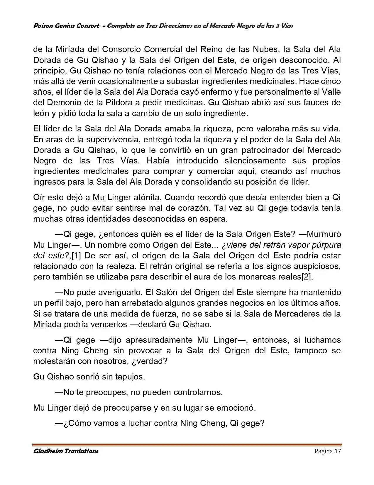 Poison Genious Consort (Novela) - Capítulo 403.50 - Página 17 - LectorTMOo
