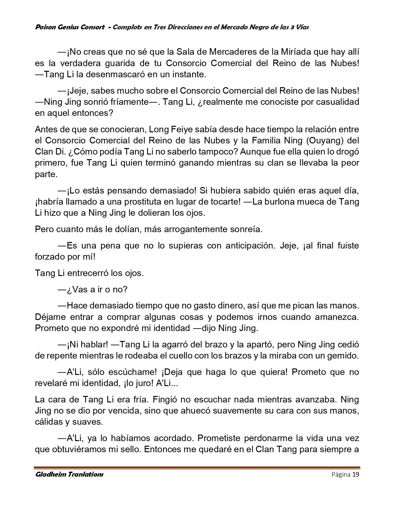 Poison Genious Consort (Novela) - Capítulo 403.50 - Página 19 - LectorTMOo