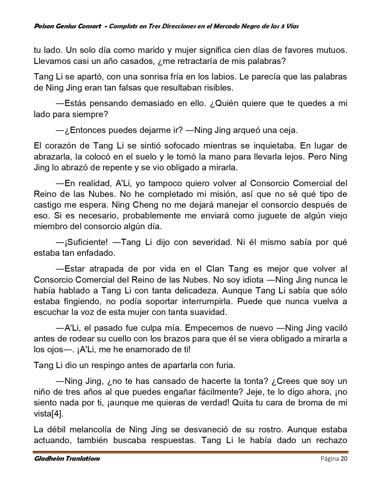 Poison Genious Consort (Novela) - Capítulo 403.50 - Página 20 - LectorTMOo