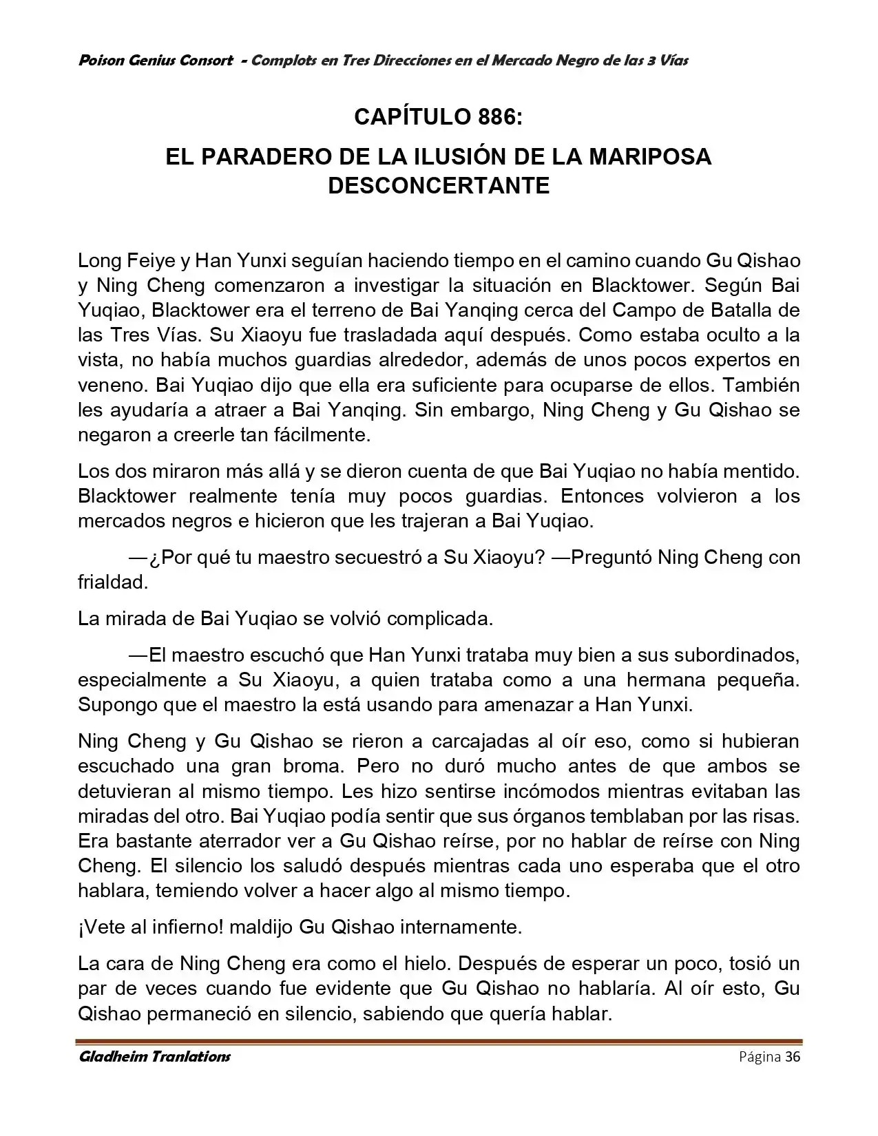 Poison Genious Consort (Novela) - Capítulo 403.50 - Página 36 - LectorTMOo