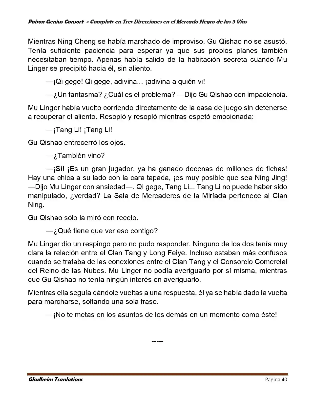 Poison Genious Consort (Novela) - Capítulo 403.50 - Página 40 - LectorTMOo