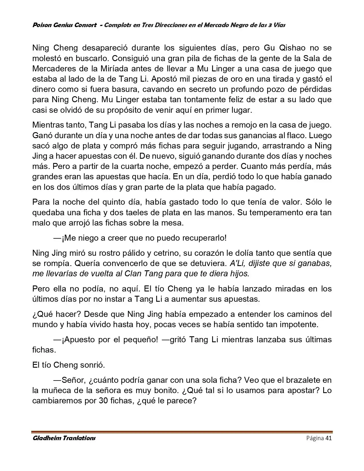 Poison Genious Consort (Novela) - Capítulo 403.50 - Página 41 - LectorTMOo