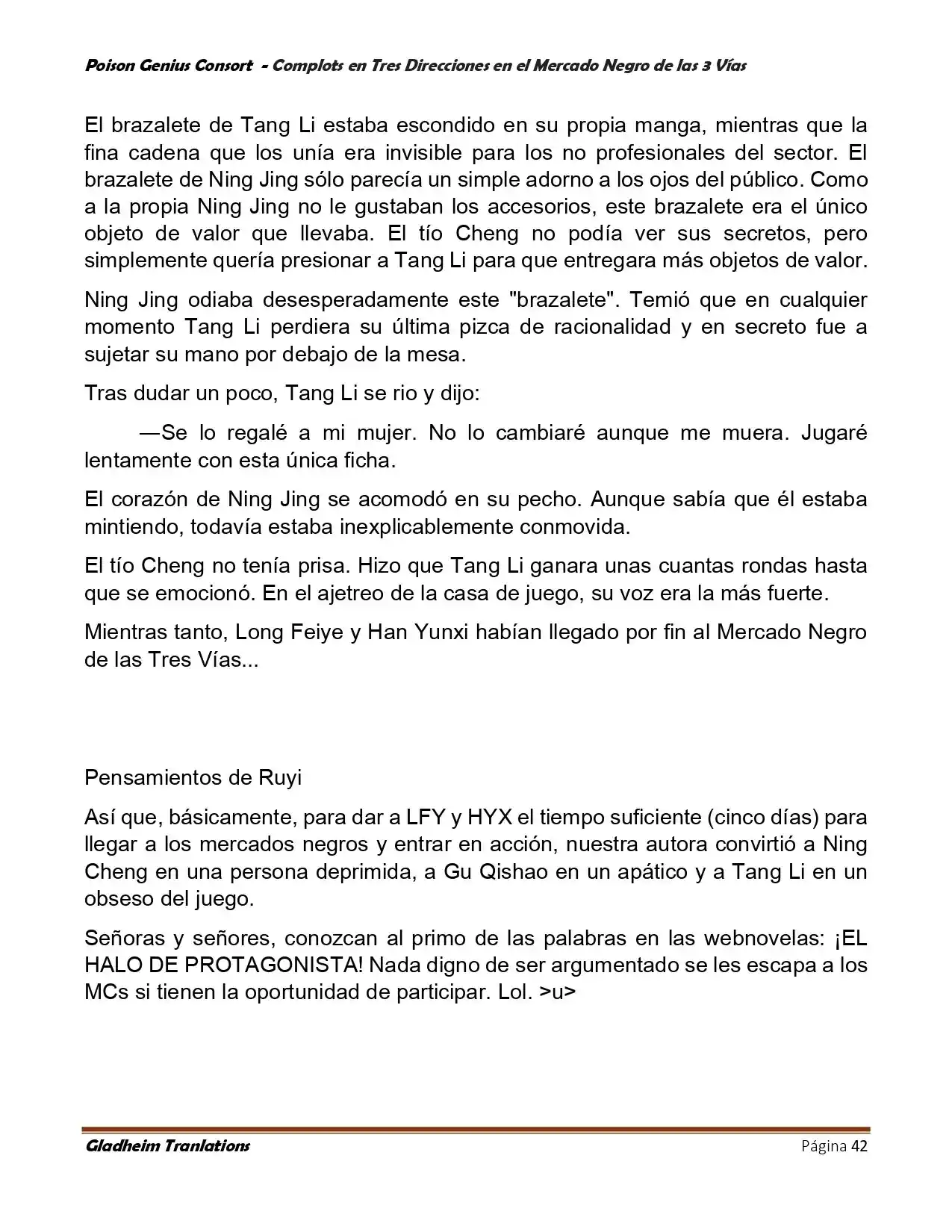 Poison Genious Consort (Novela) - Capítulo 403.50 - Página 42 - LectorTMOo