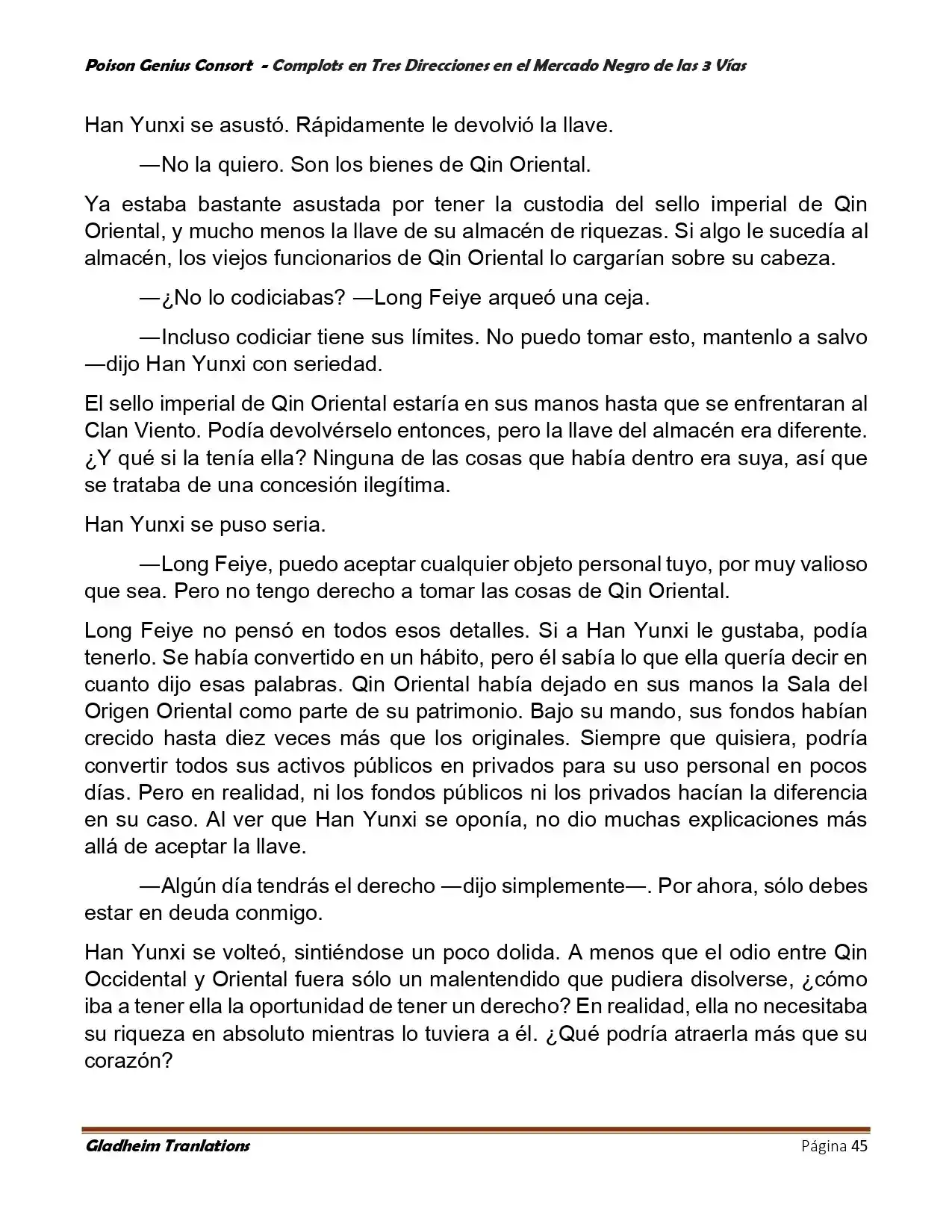 Poison Genious Consort (Novela) - Capítulo 403.50 - Página 45 - LectorTMOo