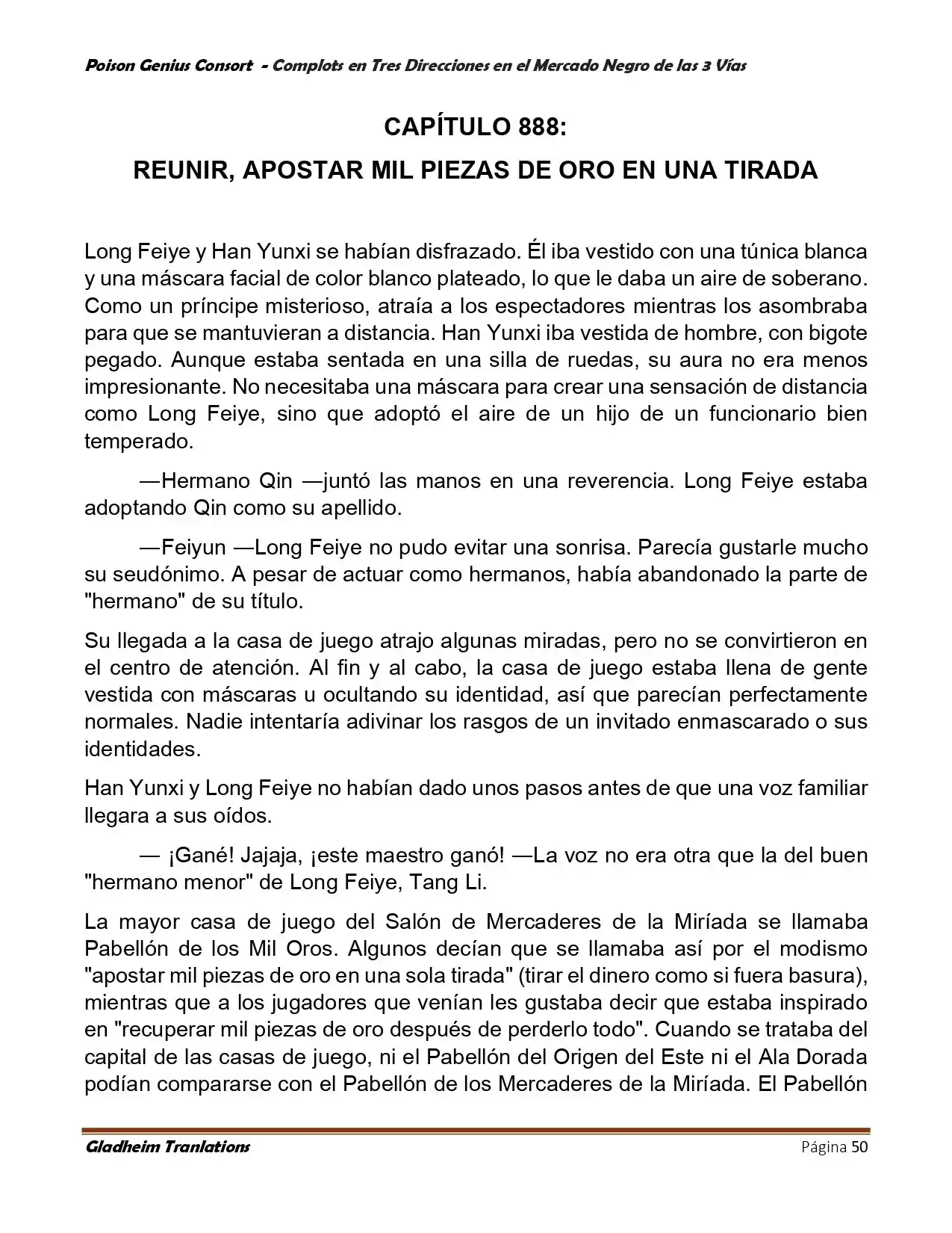 Poison Genious Consort (Novela) - Capítulo 403.50 - Página 50 - LectorTMOo