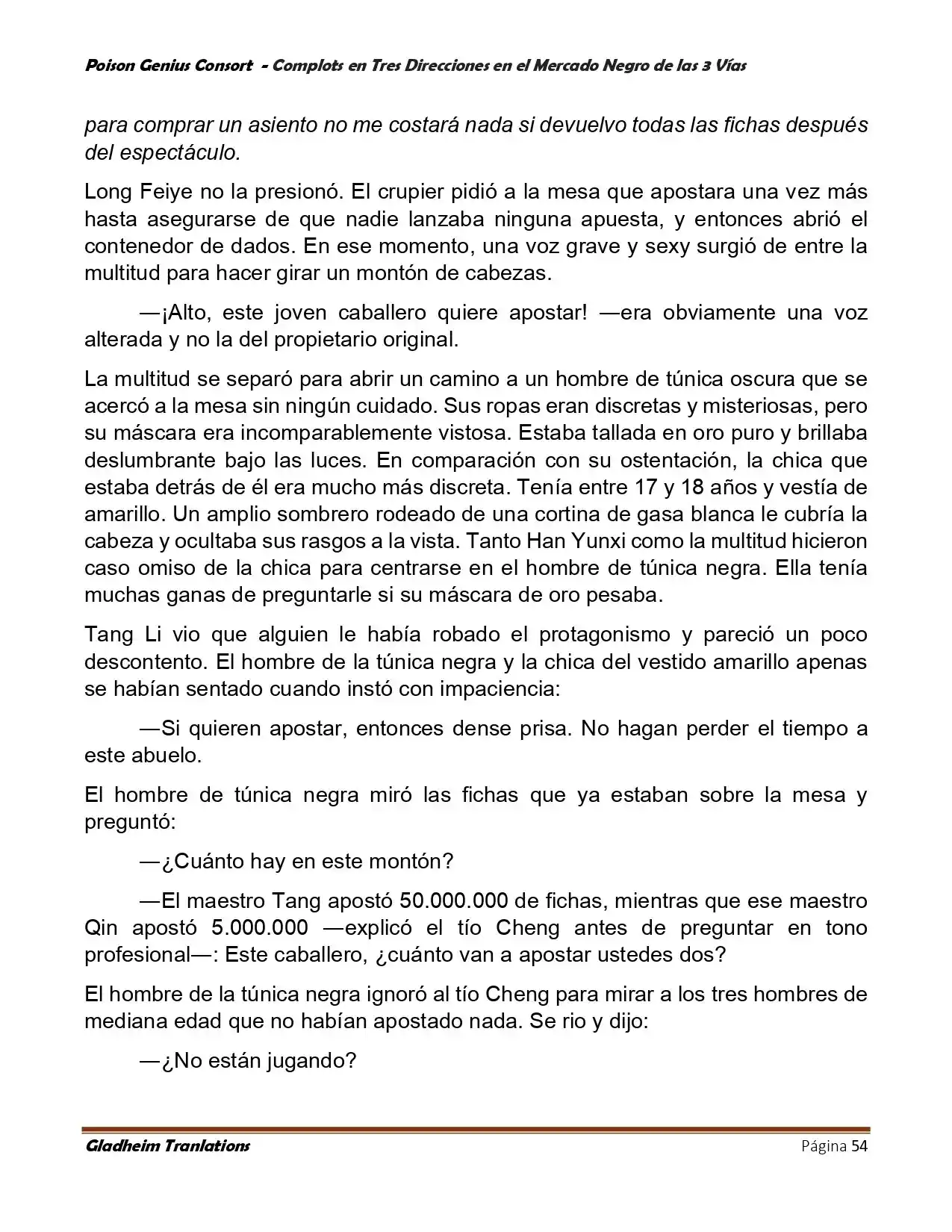 Poison Genious Consort (Novela) - Capítulo 403.50 - Página 54 - LectorTMOo