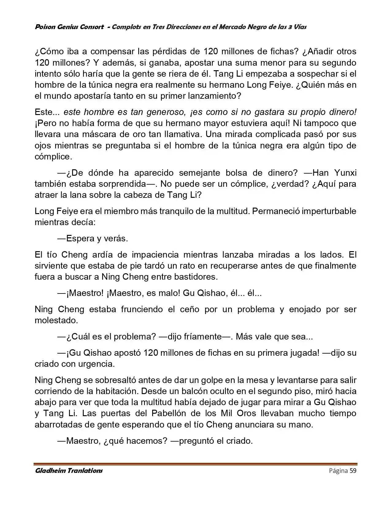 Poison Genious Consort (Novela) - Capítulo 403.50 - Página 59 - LectorTMOo
