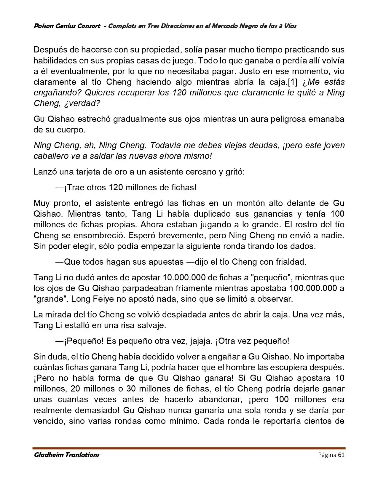 Poison Genious Consort (Novela) - Capítulo 403.50 - Página 61 - LectorTMOo