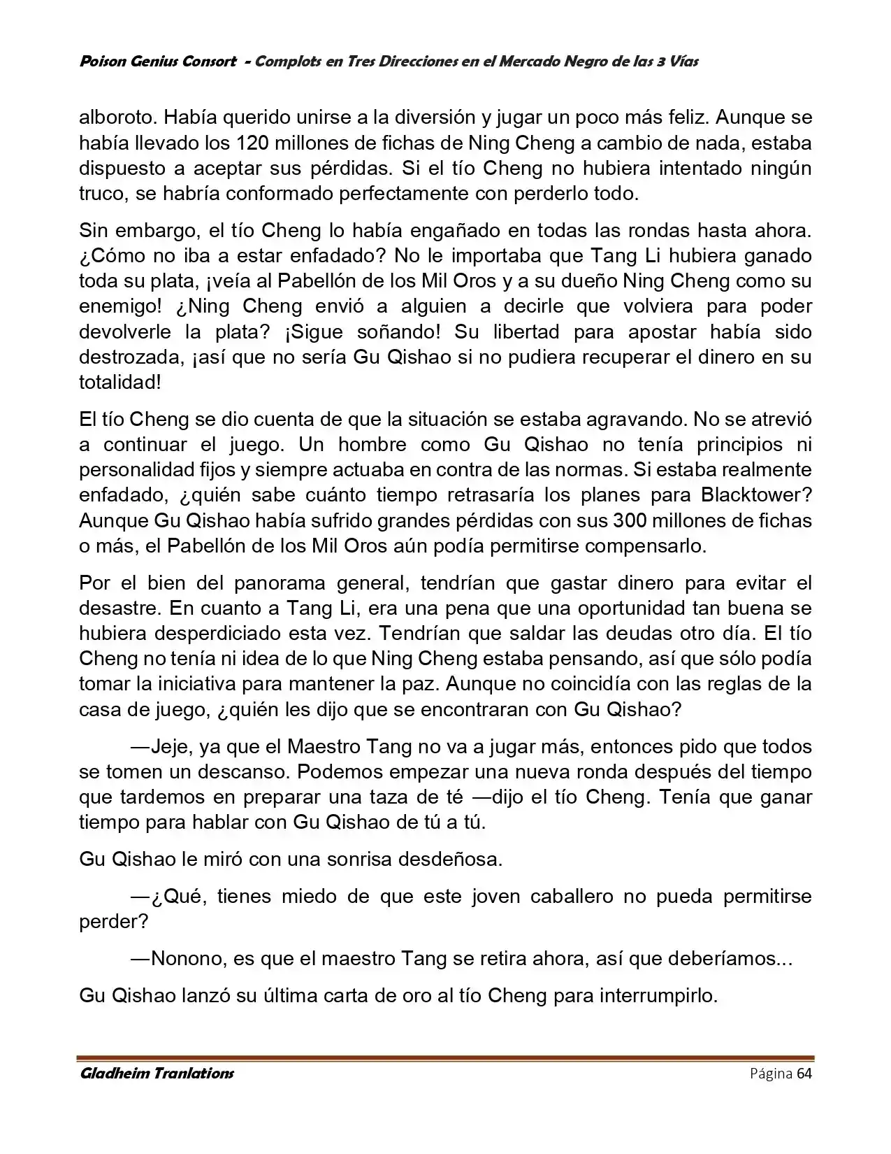 Poison Genious Consort (Novela) - Capítulo 403.50 - Página 64 - LectorTMOo