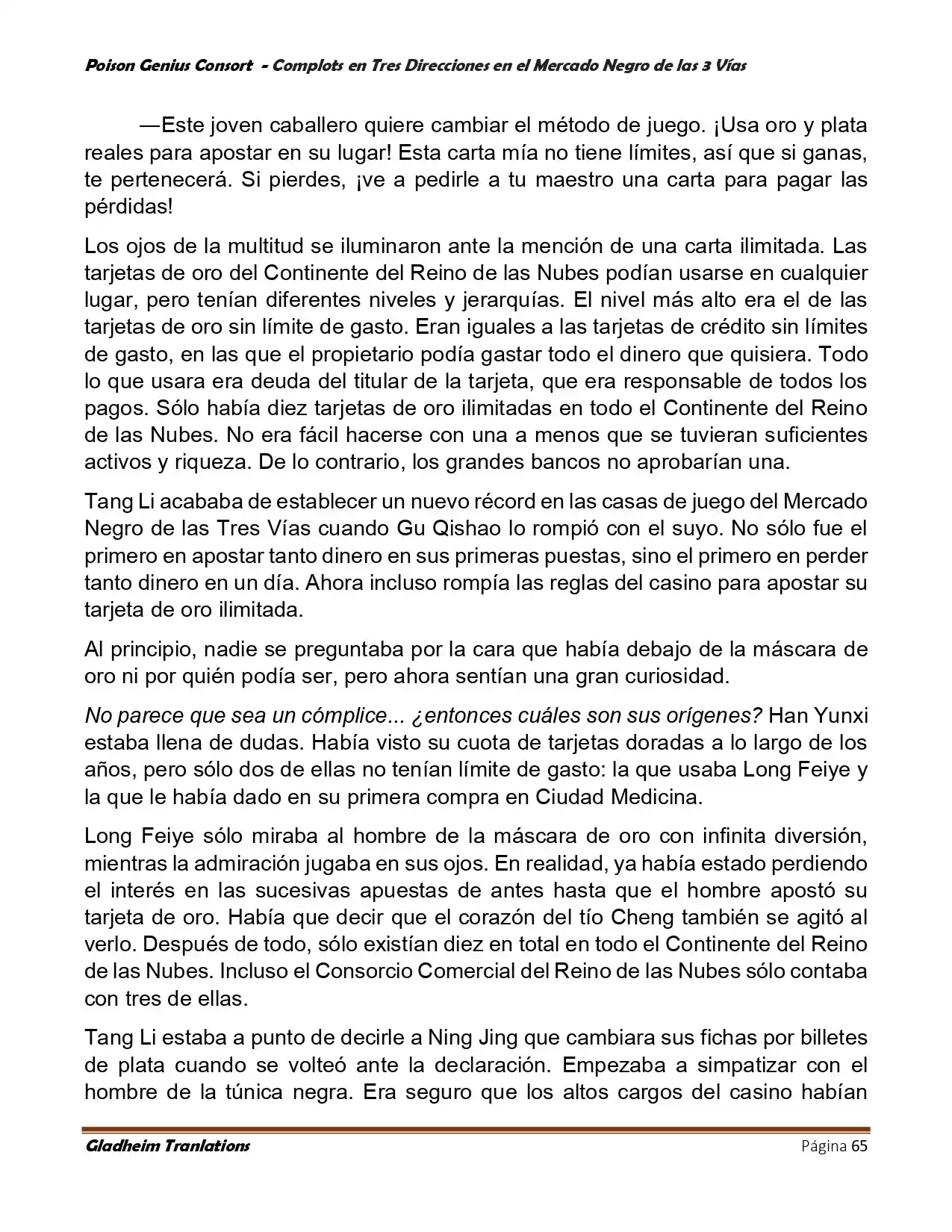 Poison Genious Consort (Novela) - Capítulo 403.50 - Página 65 - LectorTMOo