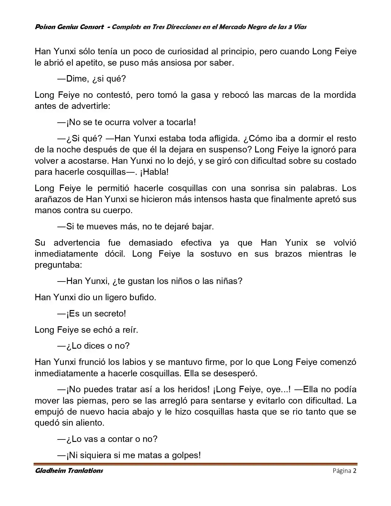 Poison Genious Consort (Novela) - Capítulo 404 - Página 2 - LectorTMOo