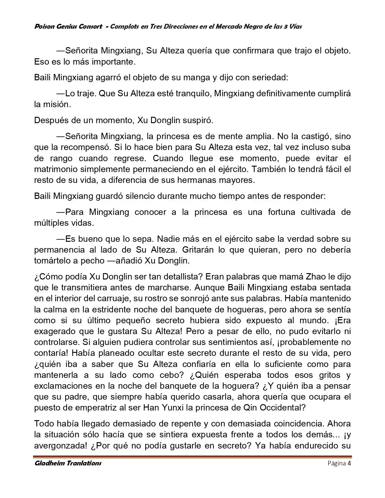 Poison Genious Consort (Novela) - Capítulo 404 - Página 4 - LectorTMOo
