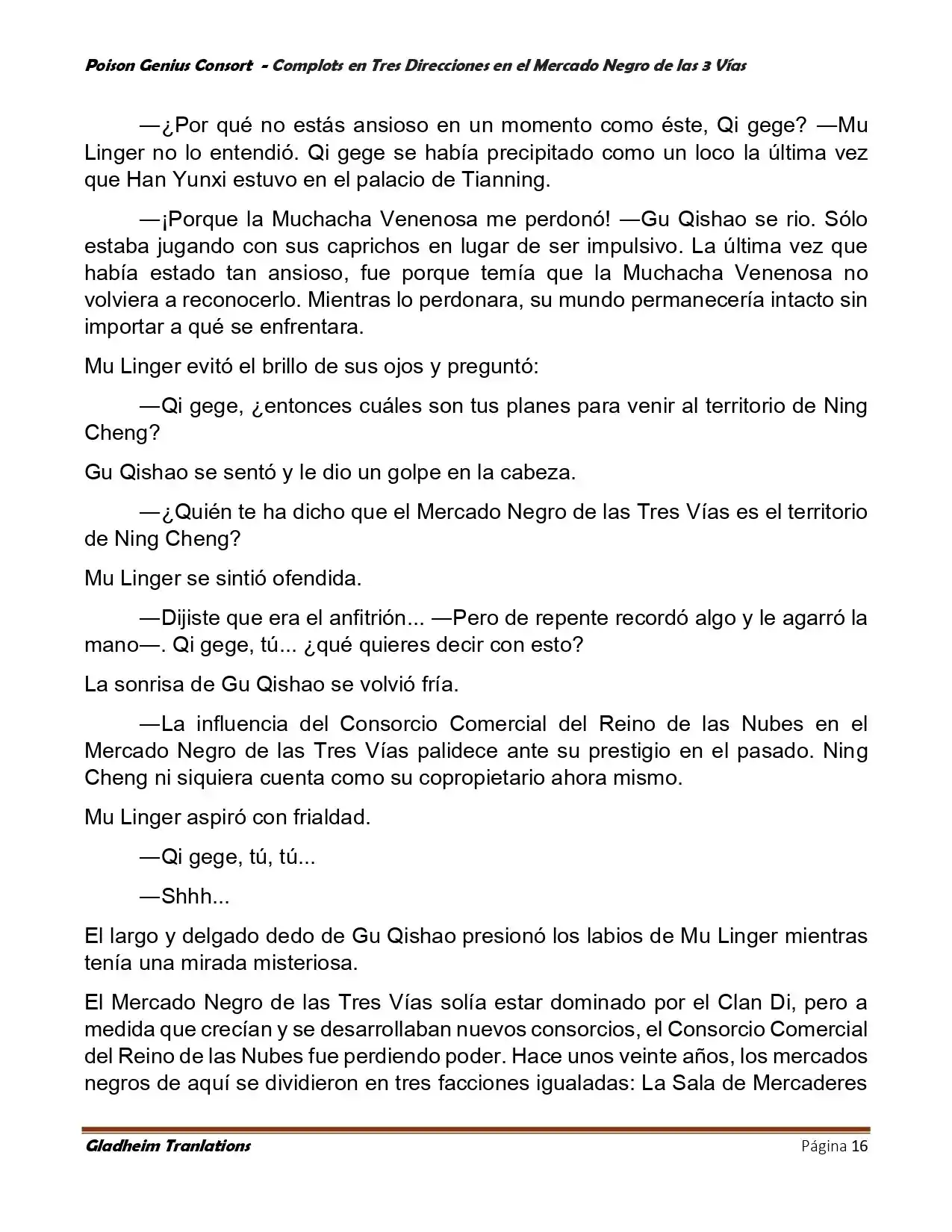 Poison Genious Consort (Novela) - Capítulo 404 - Página 16 - LectorTMOo