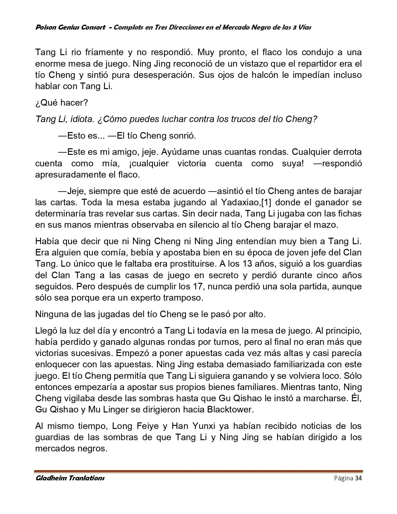 Poison Genious Consort (Novela) - Capítulo 404 - Página 34 - LectorTMOo