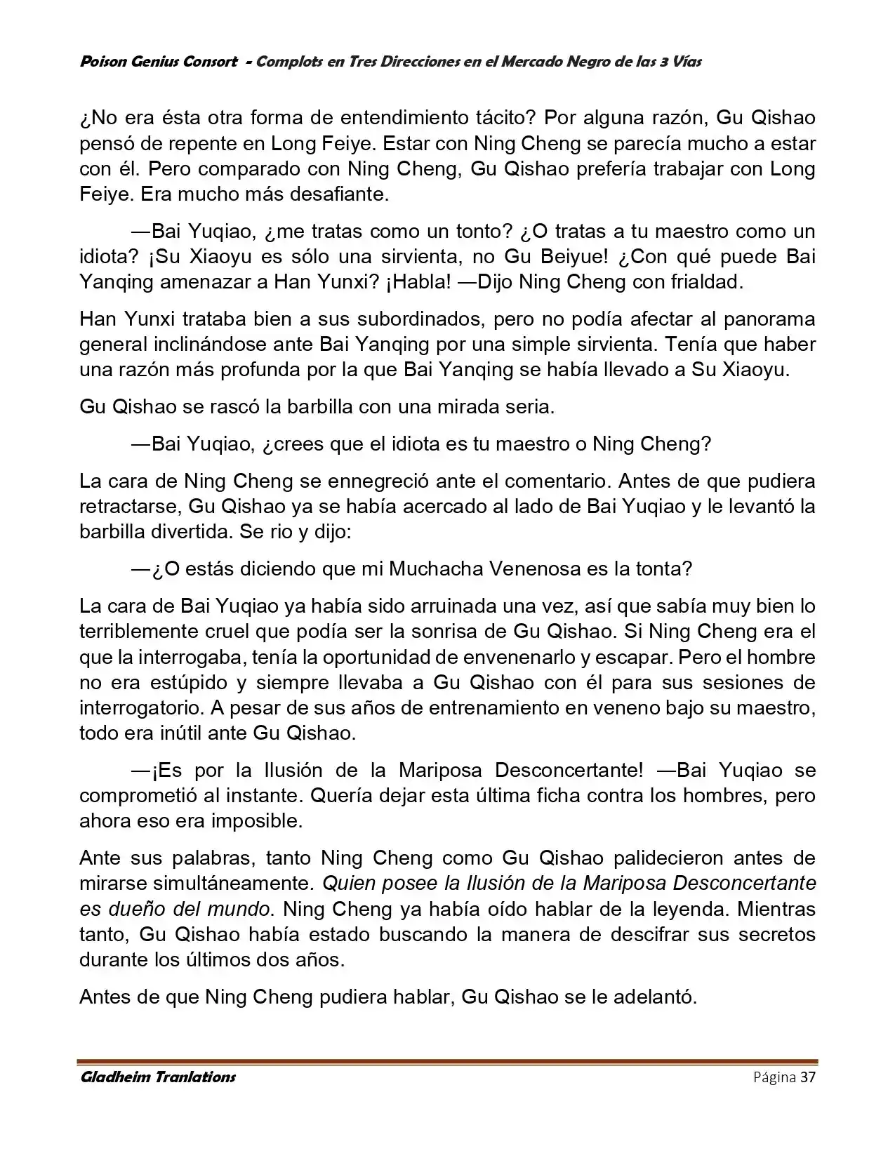 Poison Genious Consort (Novela) - Capítulo 404 - Página 37 - LectorTMOo