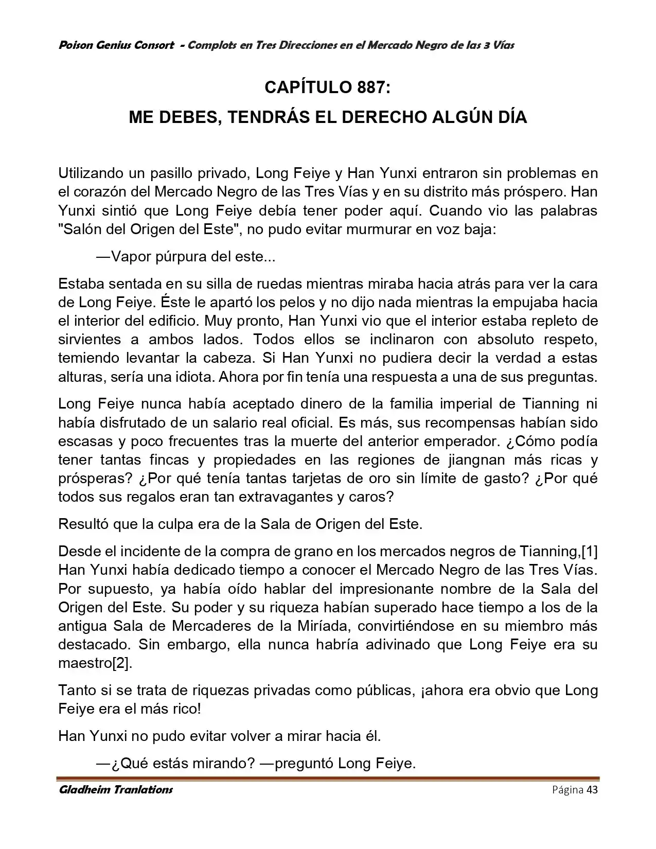 Poison Genious Consort (Novela) - Capítulo 404 - Página 43 - LectorTMOo
