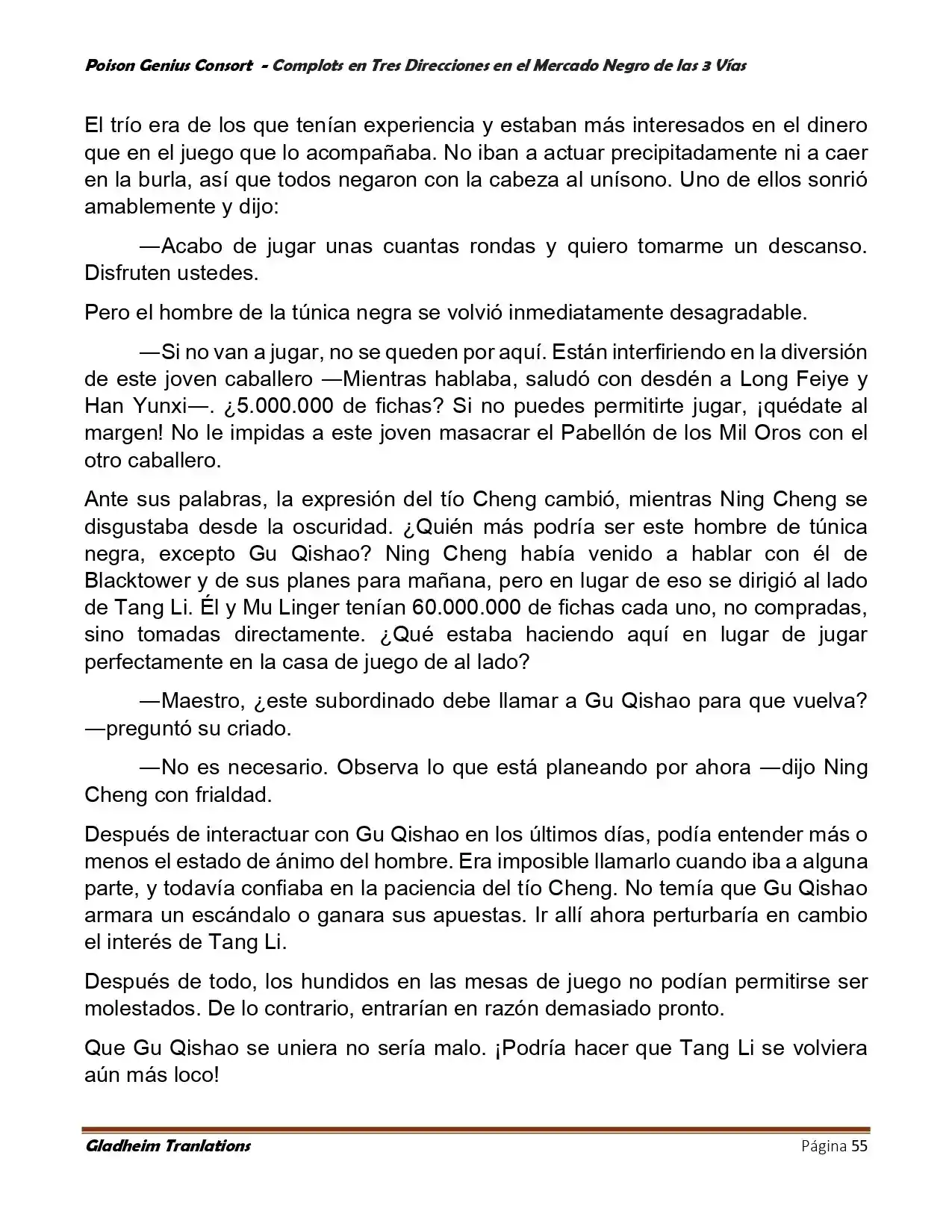 Poison Genious Consort (Novela) - Capítulo 404 - Página 55 - LectorTMOo