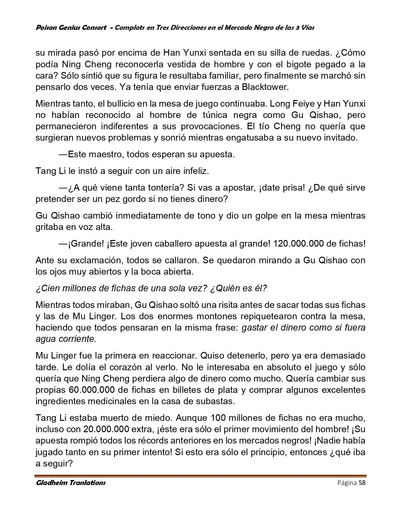 Poison Genious Consort (Novela) - Capítulo 404 - Página 58 - LectorTMOo