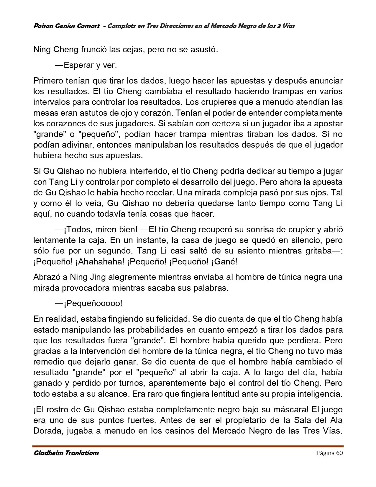 Poison Genious Consort (Novela) - Capítulo 404 - Página 60 - LectorTMOo