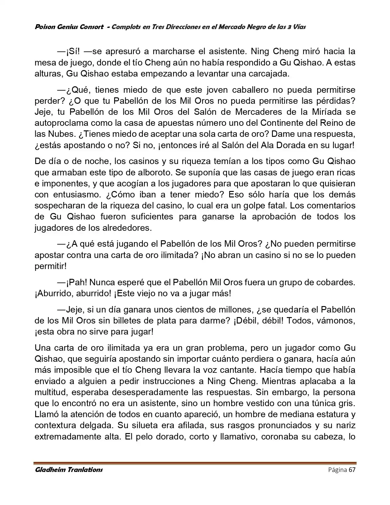 Poison Genious Consort (Novela) - Capítulo 404 - Página 67 - LectorTMOo