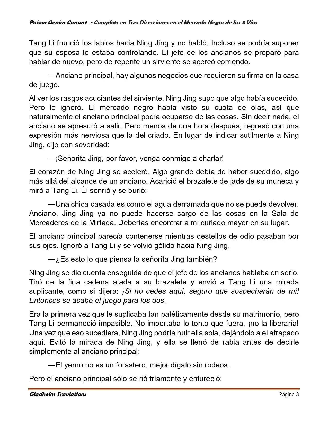 Poison Genious Consort (Novela) - Capítulo 405 - Página 3 - LectorTMOo