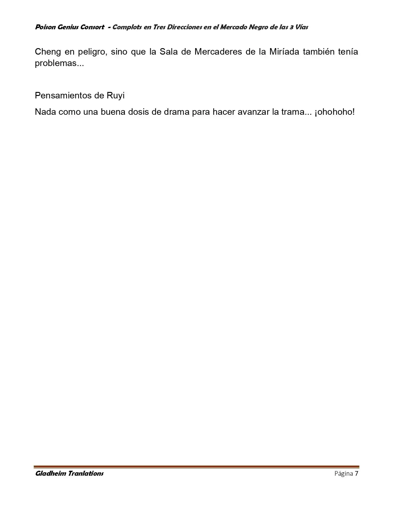 Poison Genious Consort (Novela) - Capítulo 405 - Página 7 - LectorTMOo