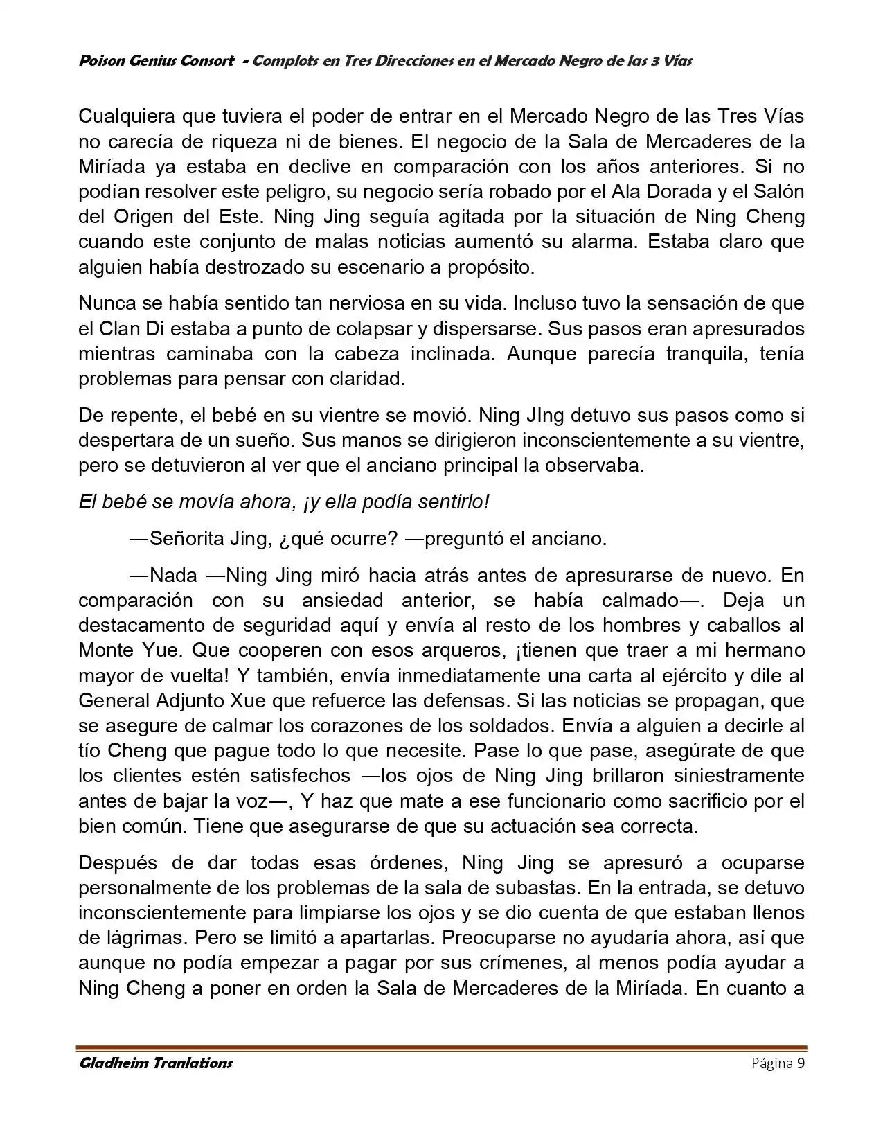 Poison Genious Consort (Novela) - Capítulo 405 - Página 9 - LectorTMOo