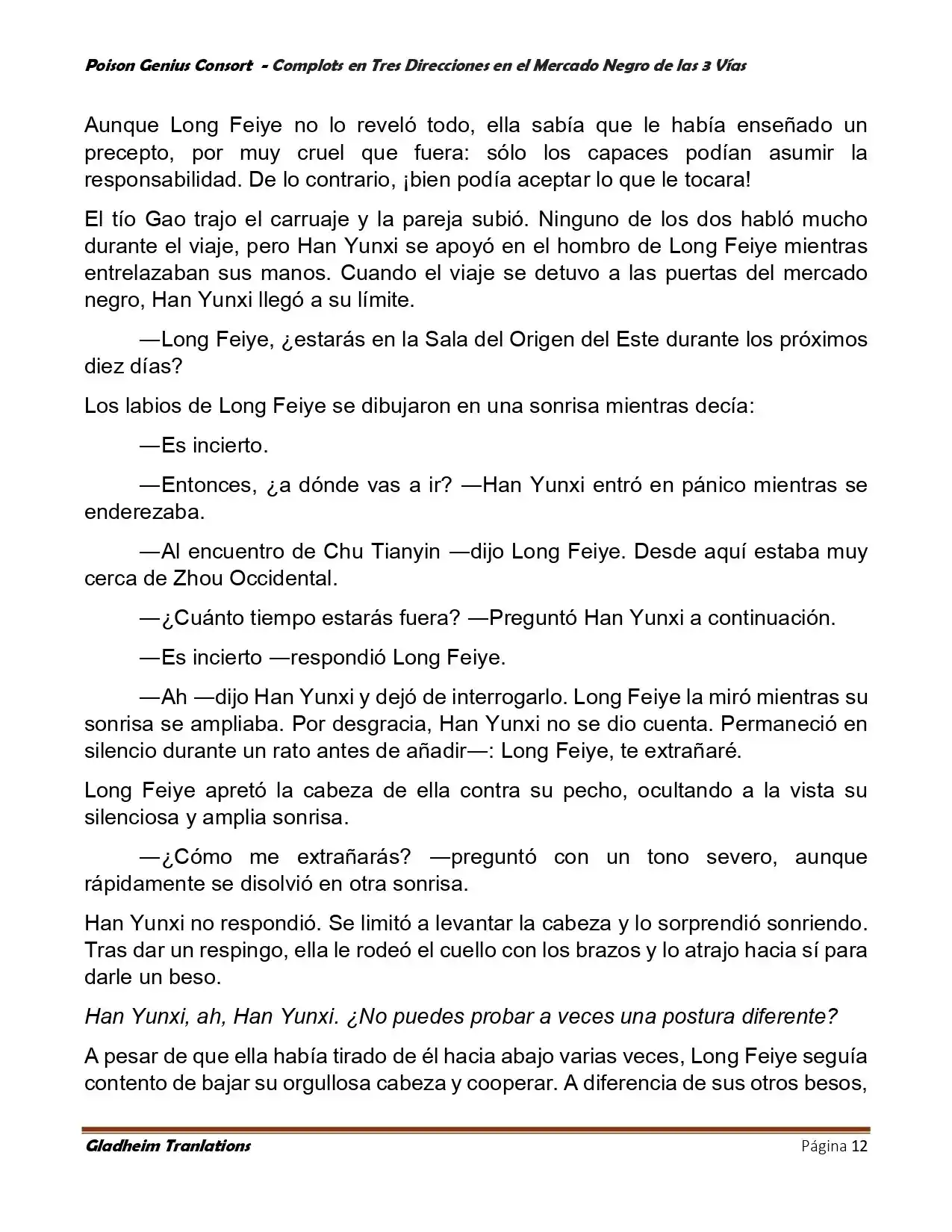 Poison Genious Consort (Novela) - Capítulo 405 - Página 12 - LectorTMOo