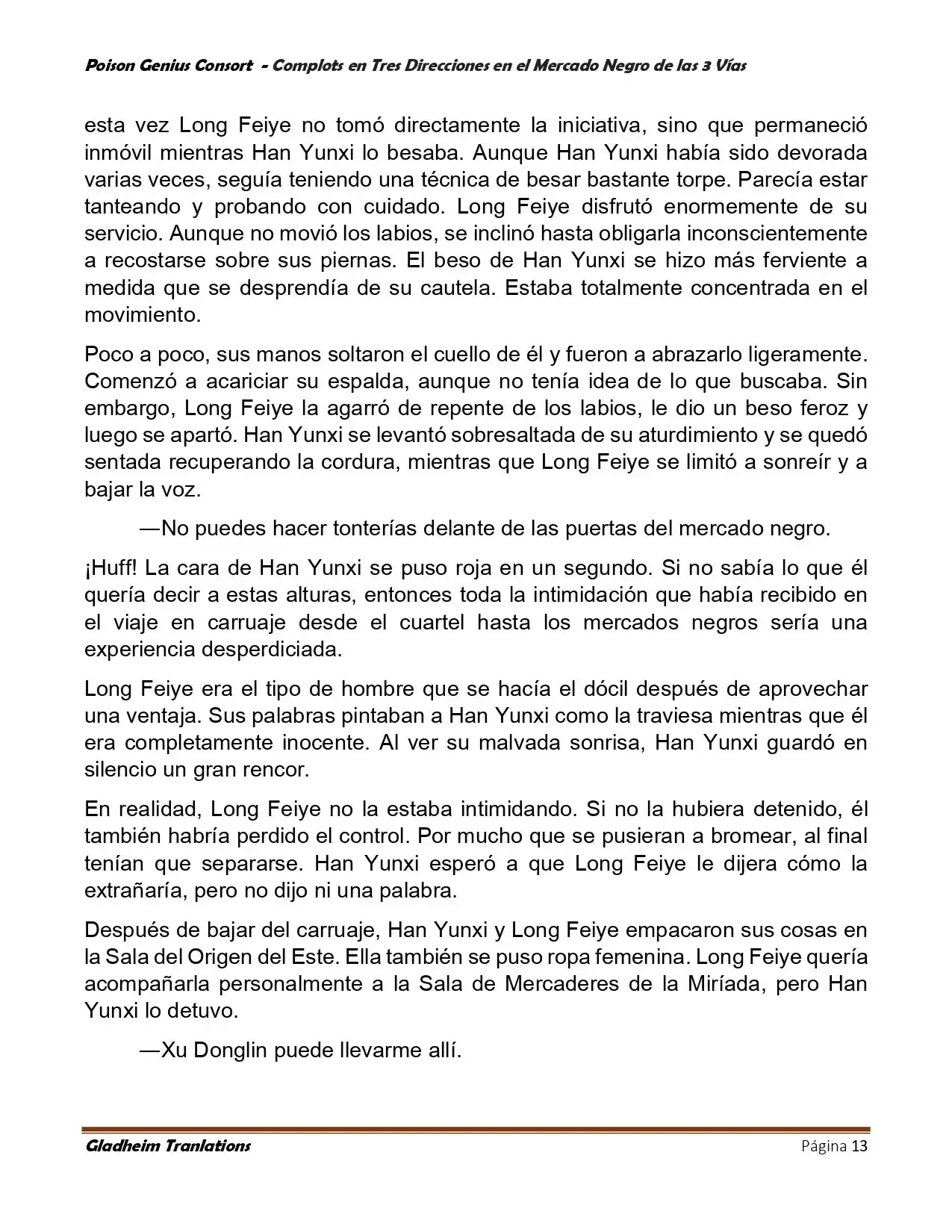 Poison Genious Consort (Novela) - Capítulo 405 - Página 13 - LectorTMOo