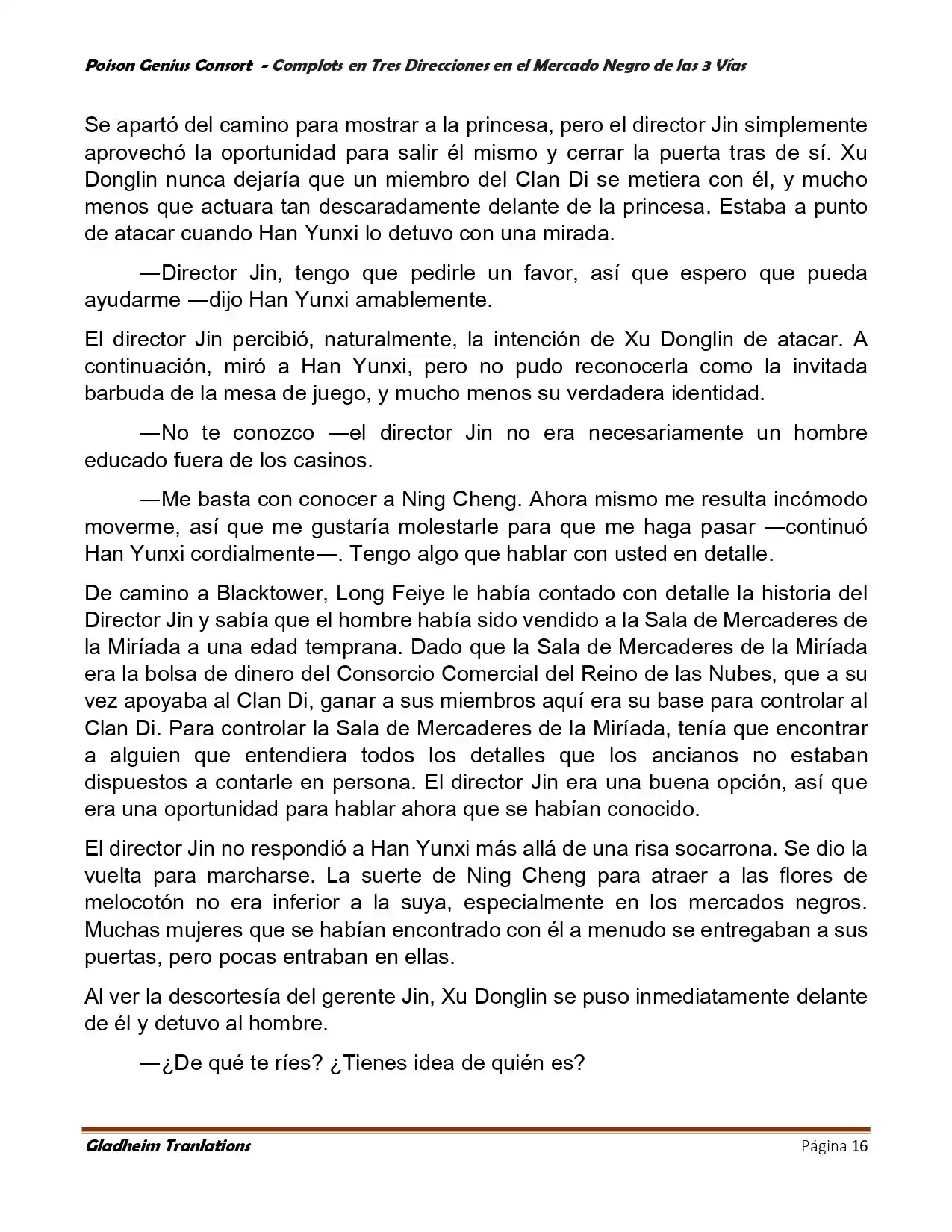 Poison Genious Consort (Novela) - Capítulo 405 - Página 16 - LectorTMOo
