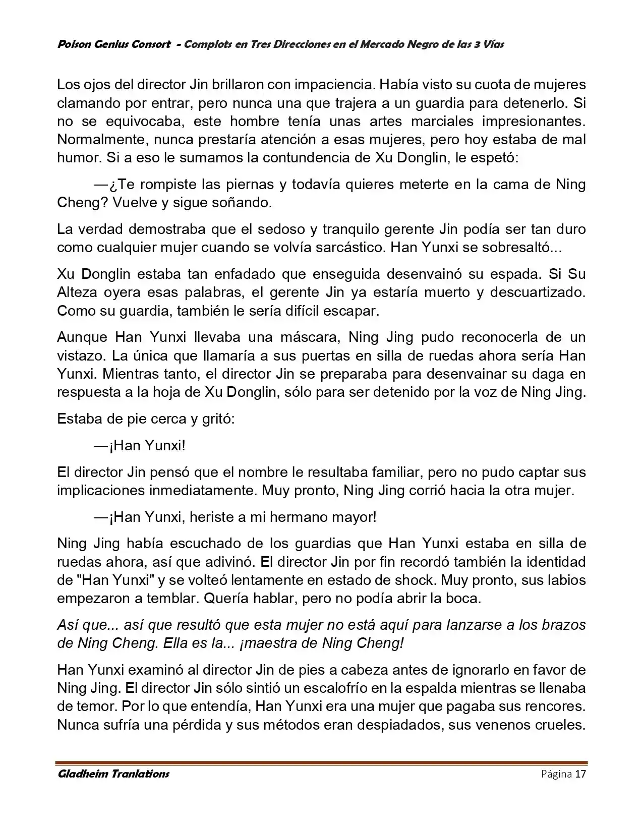 Poison Genious Consort (Novela) - Capítulo 405 - Página 17 - LectorTMOo