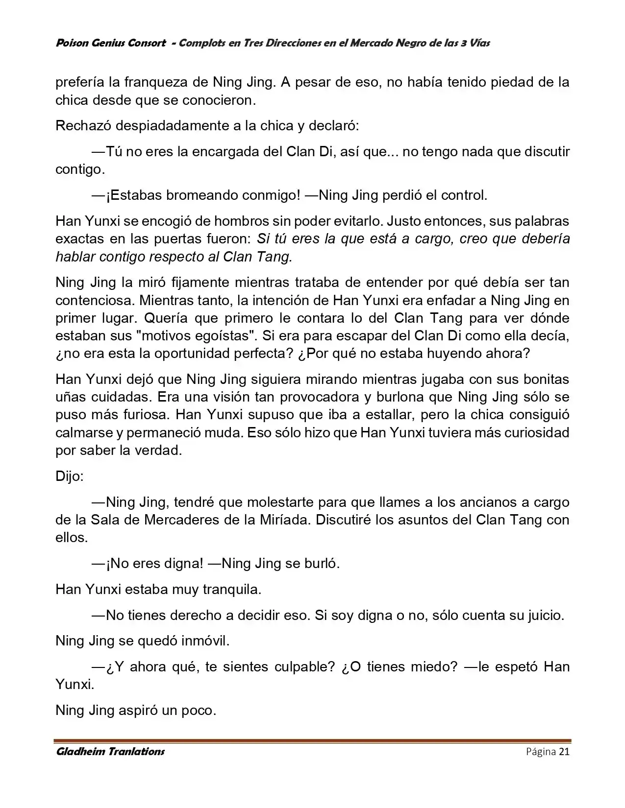 Poison Genious Consort (Novela) - Capítulo 405 - Página 21 - LectorTMOo
