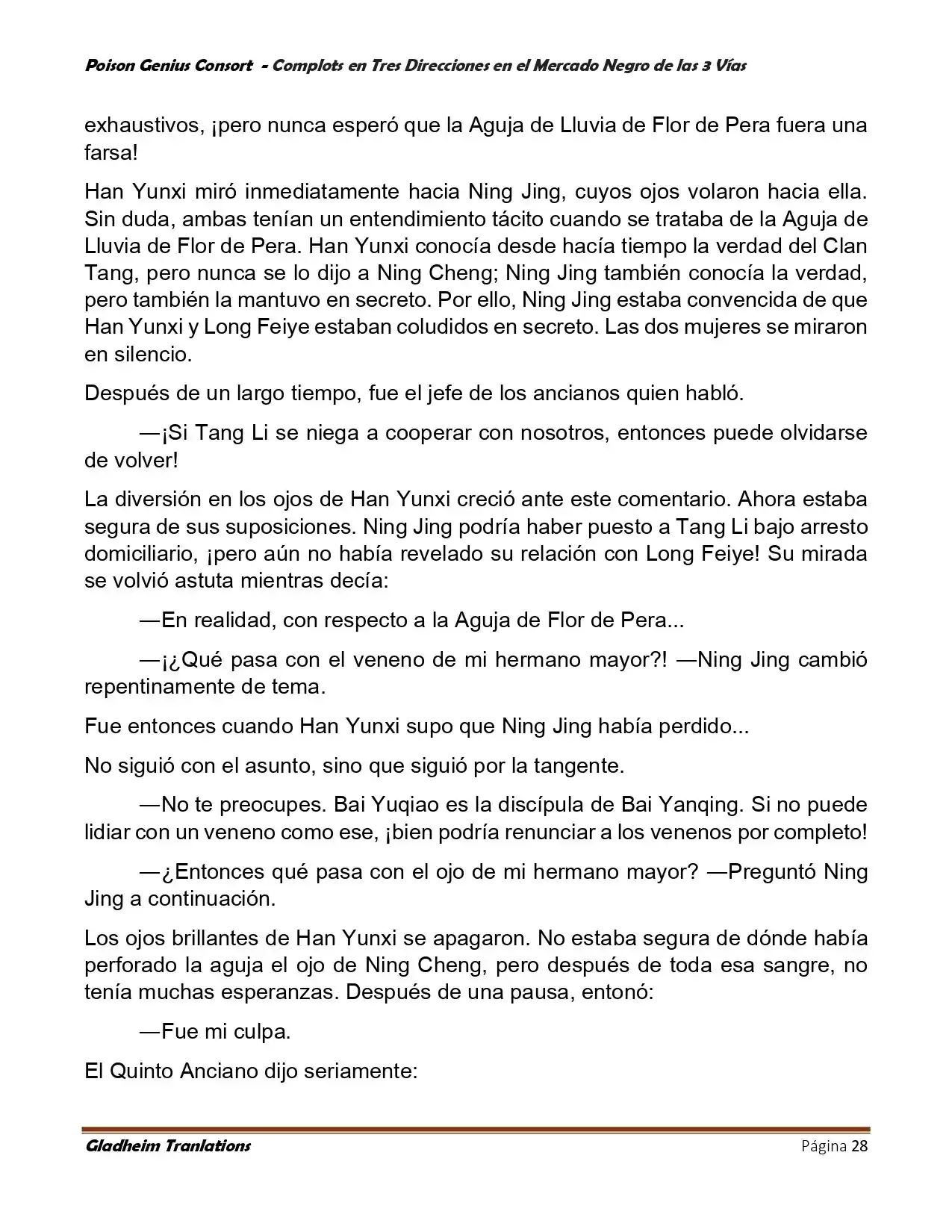 Poison Genious Consort (Novela) - Capítulo 405 - Página 28 - LectorTMOo