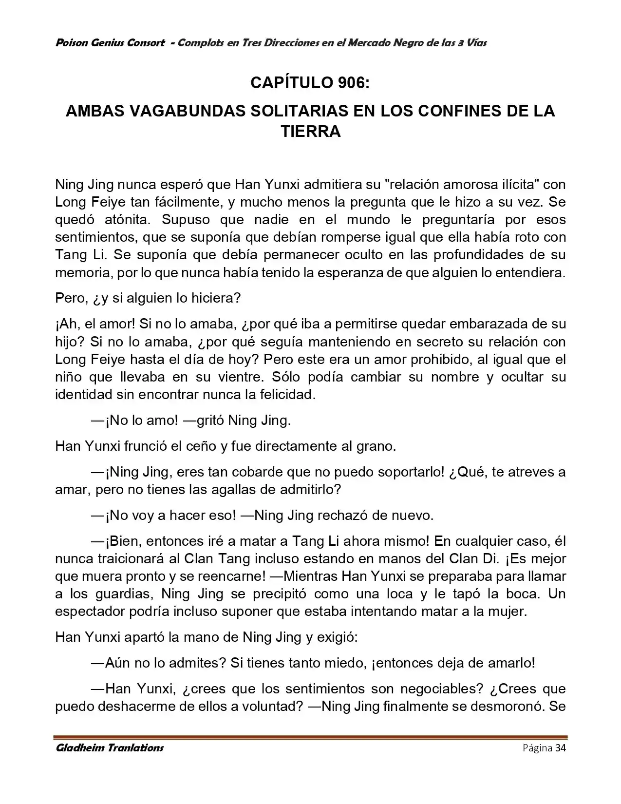 Poison Genious Consort (Novela) - Capítulo 405 - Página 34 - LectorTMOo