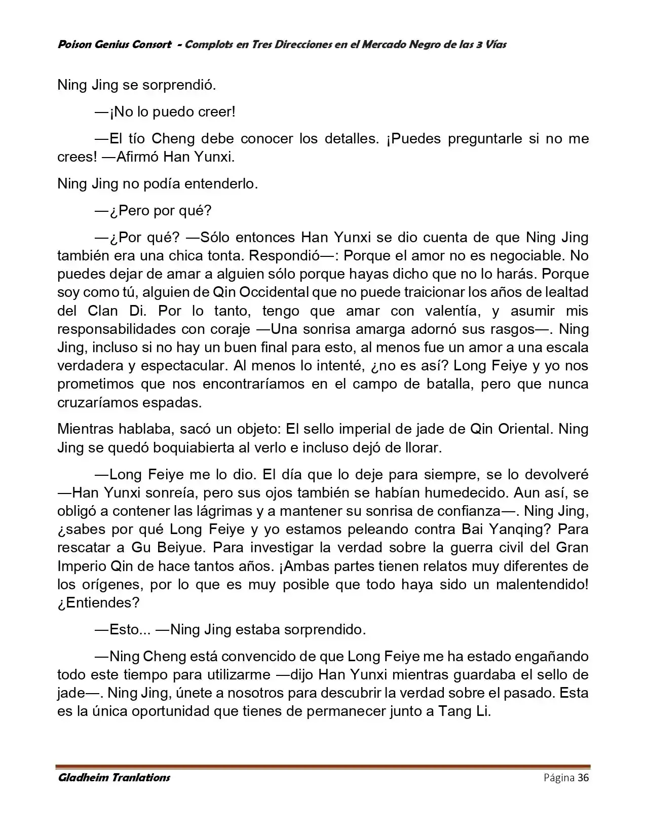 Poison Genious Consort (Novela) - Capítulo 405 - Página 36 - LectorTMOo