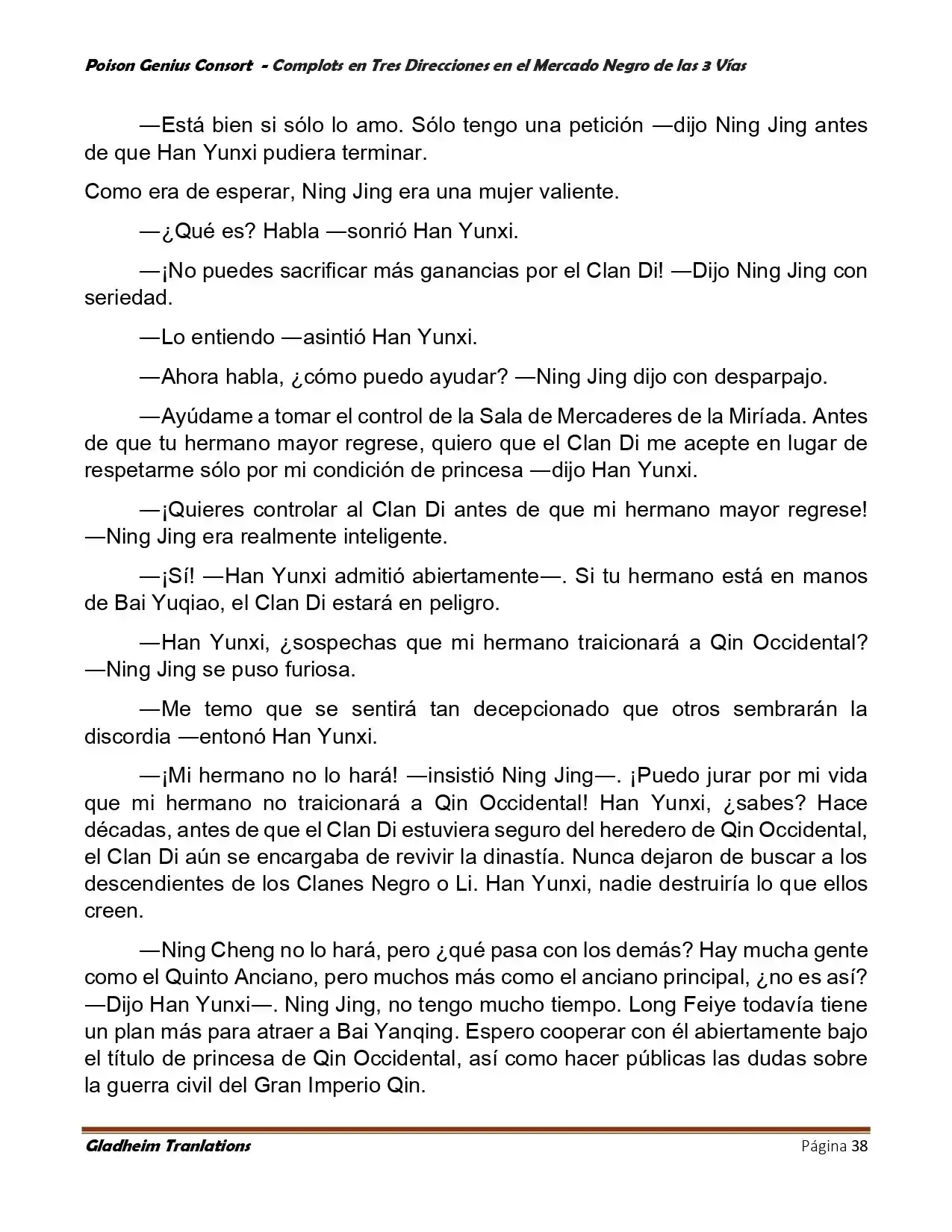 Poison Genious Consort (Novela) - Capítulo 405 - Página 38 - LectorTMOo