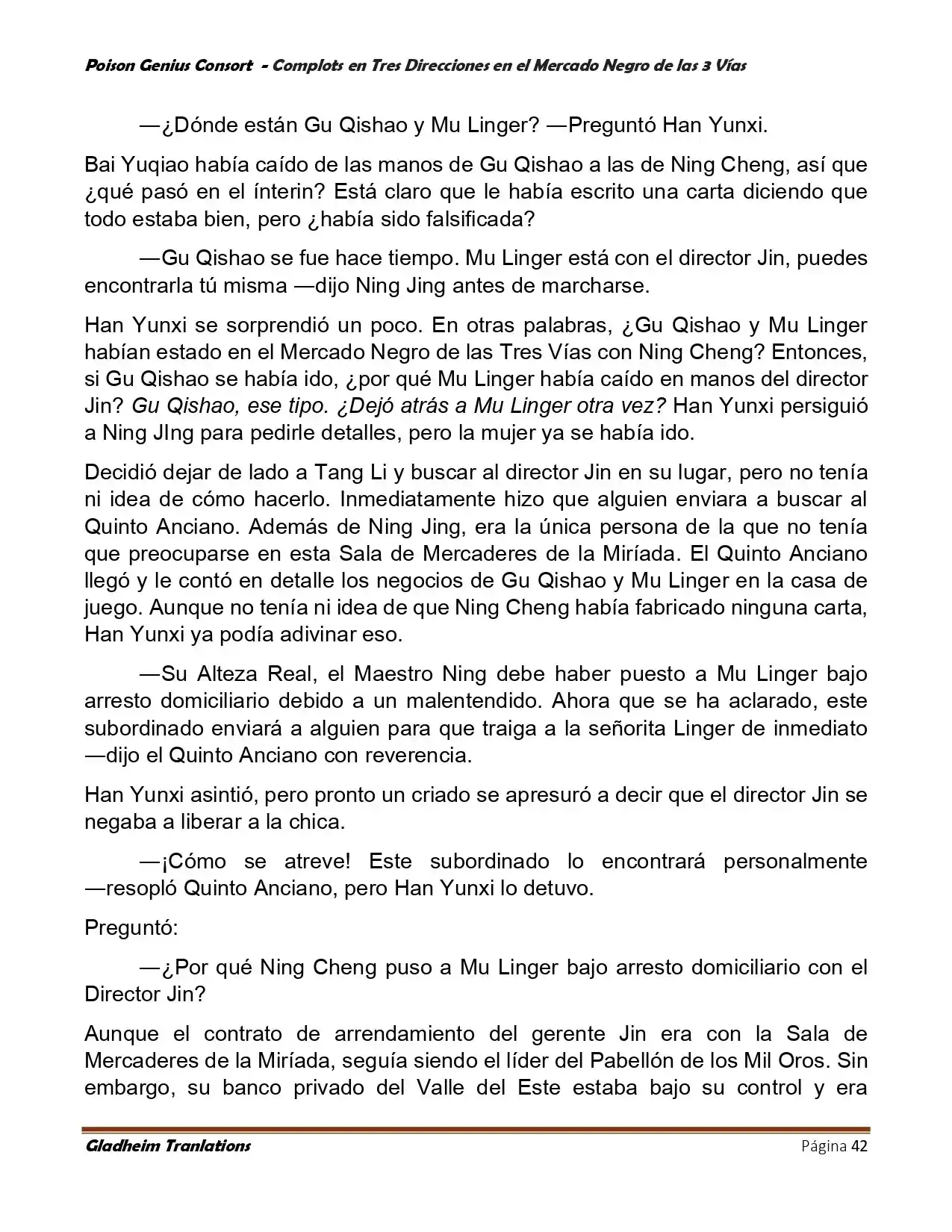 Poison Genious Consort (Novela) - Capítulo 405 - Página 42 - LectorTMOo