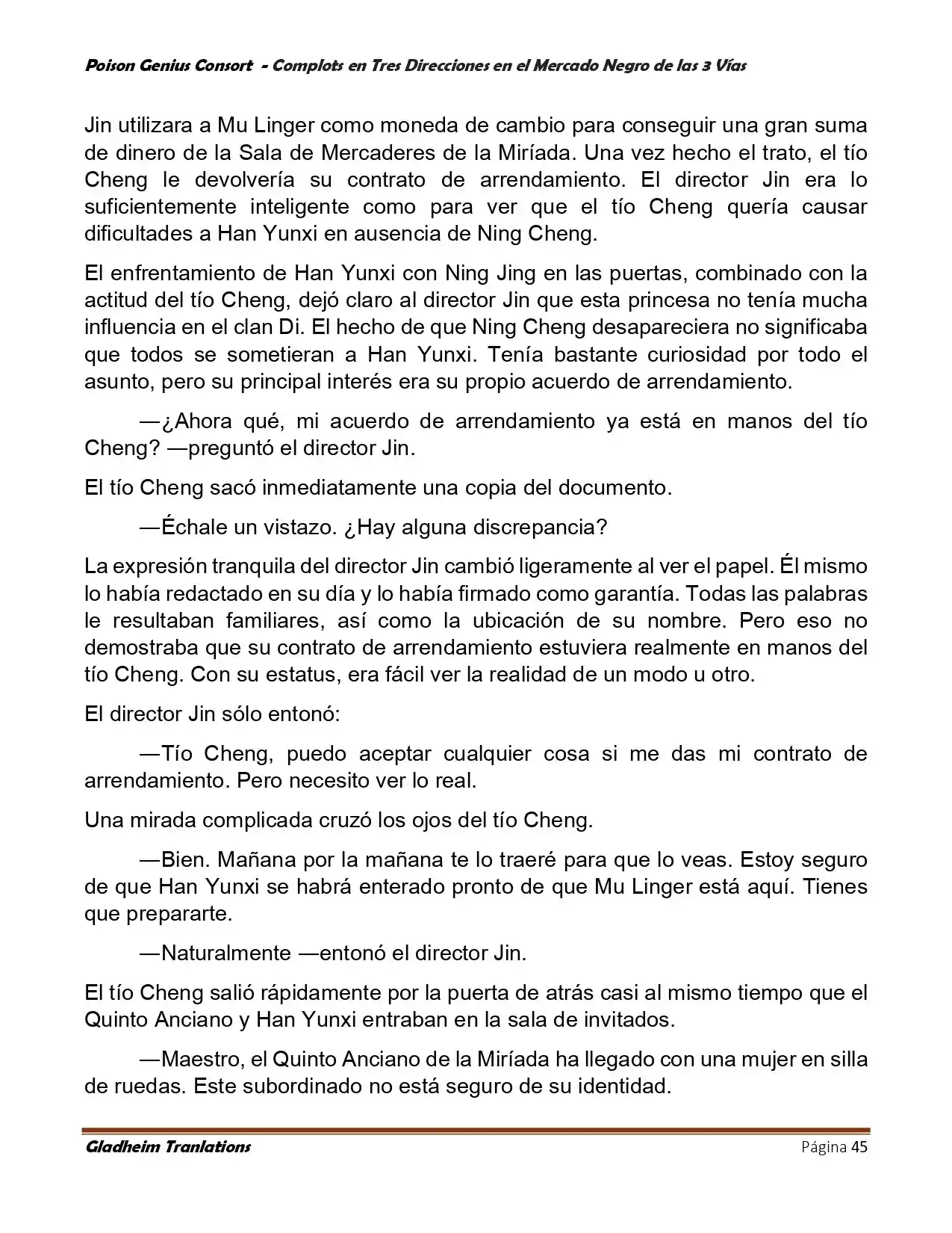 Poison Genious Consort (Novela) - Capítulo 405 - Página 45 - LectorTMOo