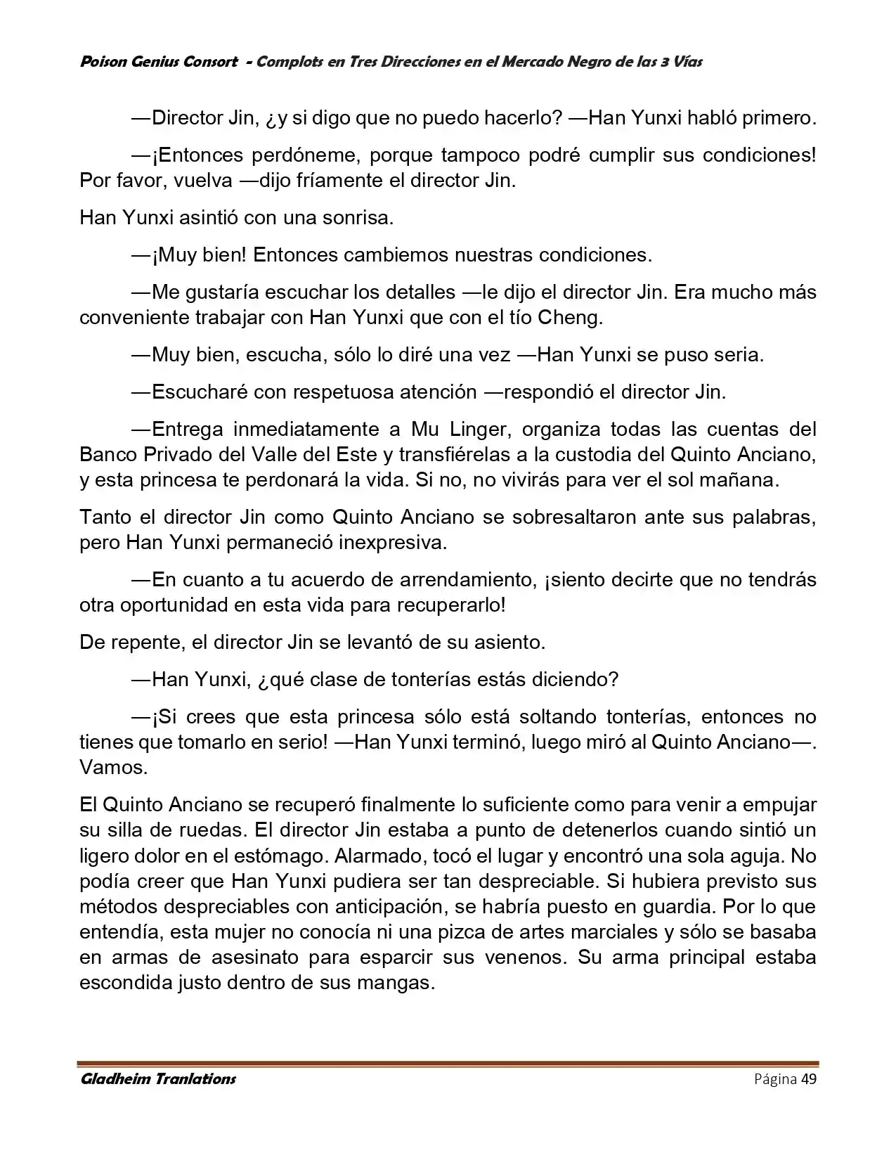 Poison Genious Consort (Novela) - Capítulo 405 - Página 49 - LectorTMOo