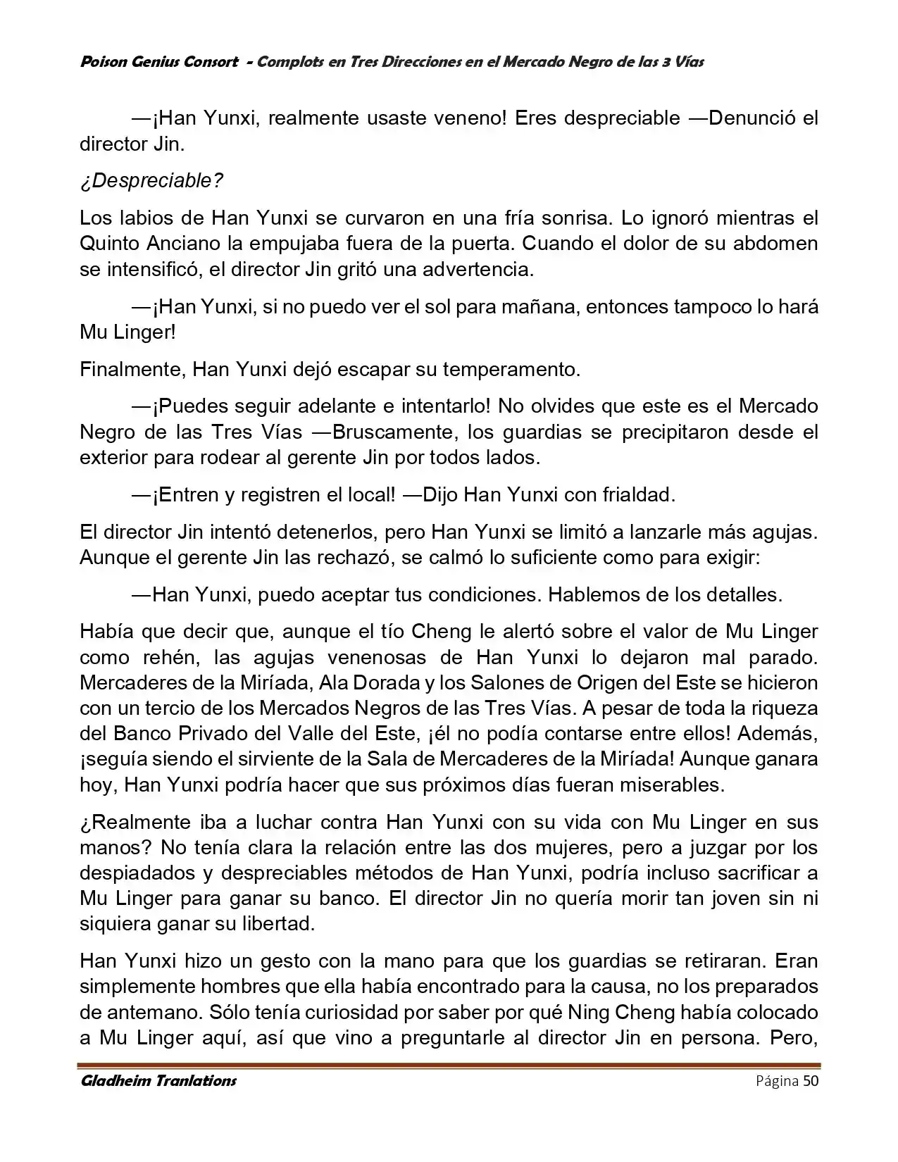 Poison Genious Consort (Novela) - Capítulo 405 - Página 50 - LectorTMOo