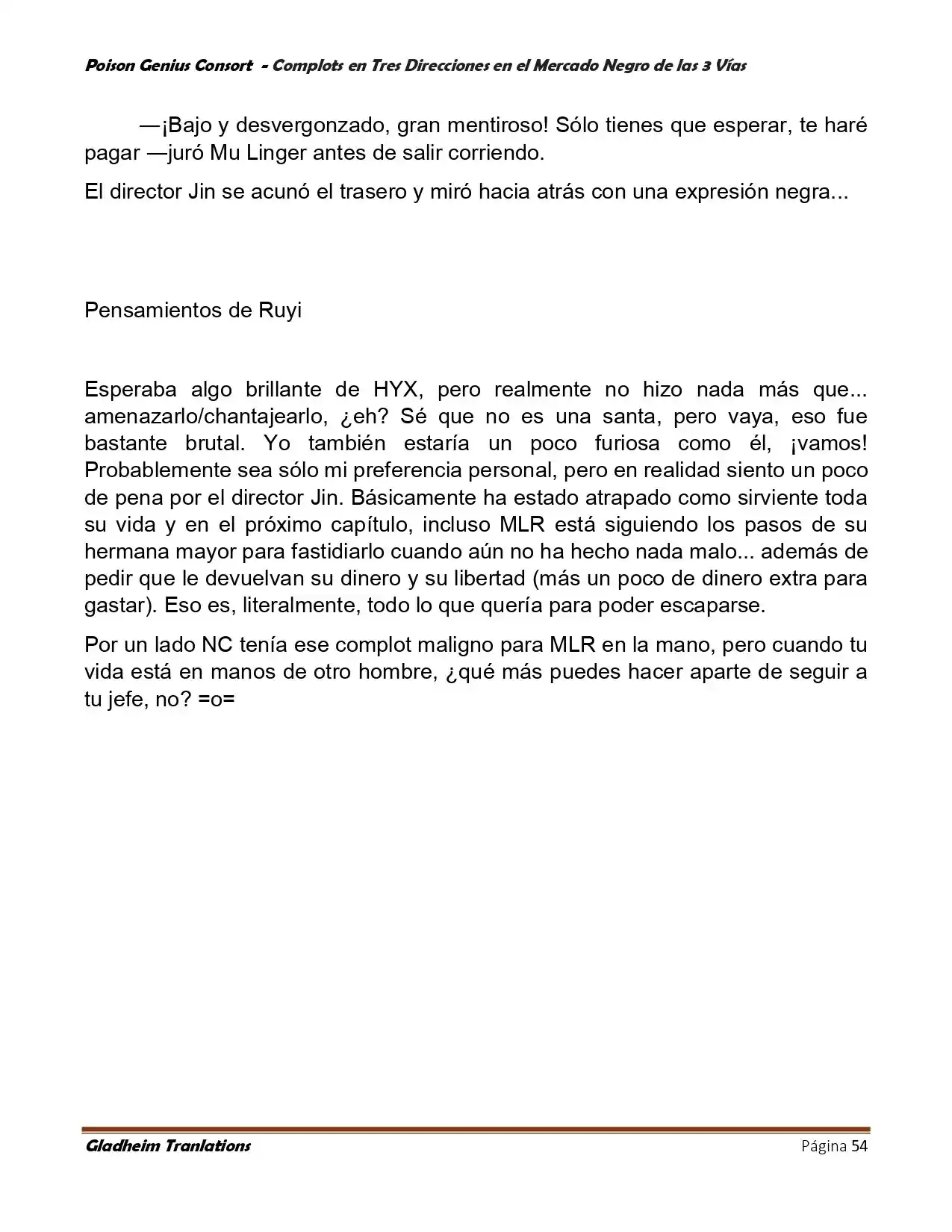 Poison Genious Consort (Novela) - Capítulo 405 - Página 54 - LectorTMOo