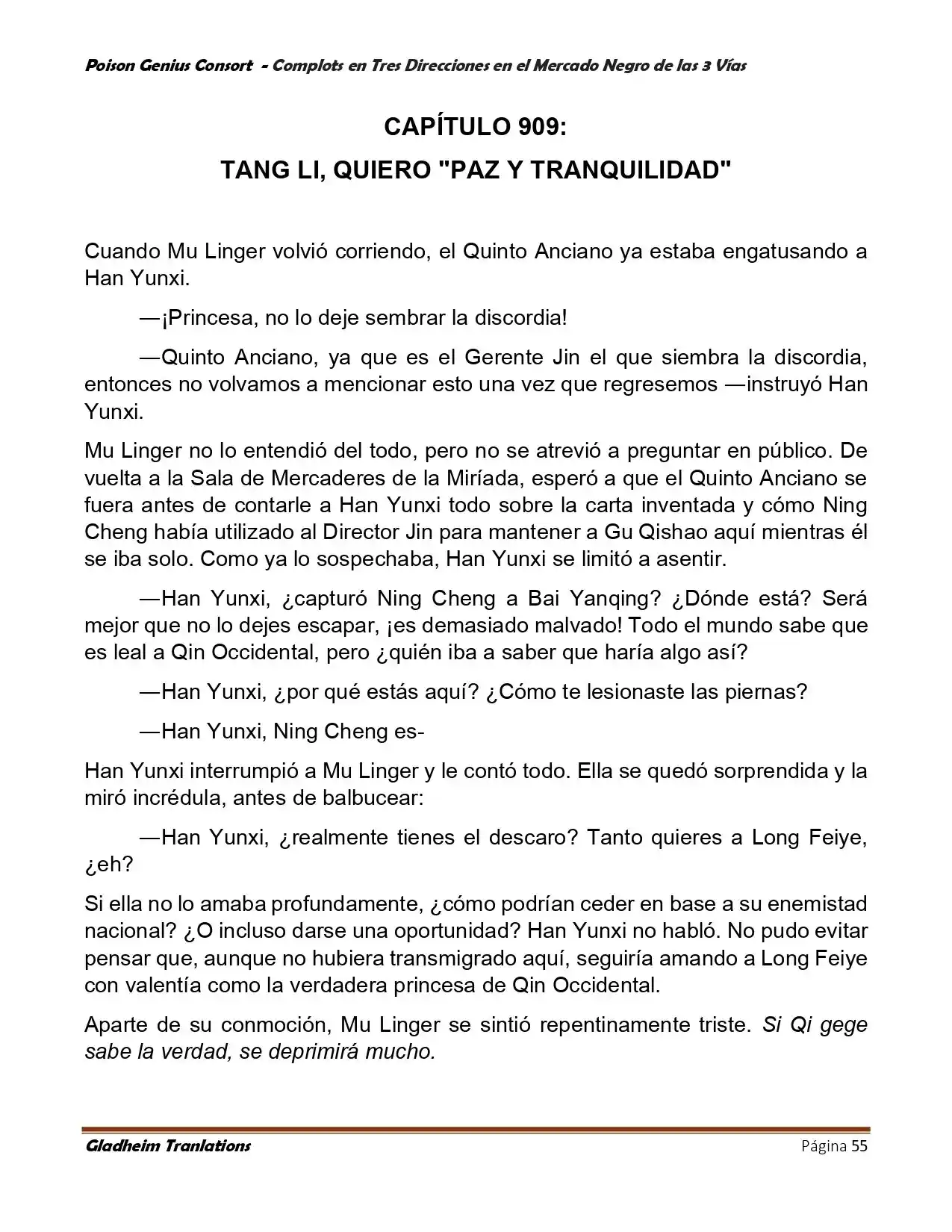 Poison Genious Consort (Novela) - Capítulo 405 - Página 55 - LectorTMOo