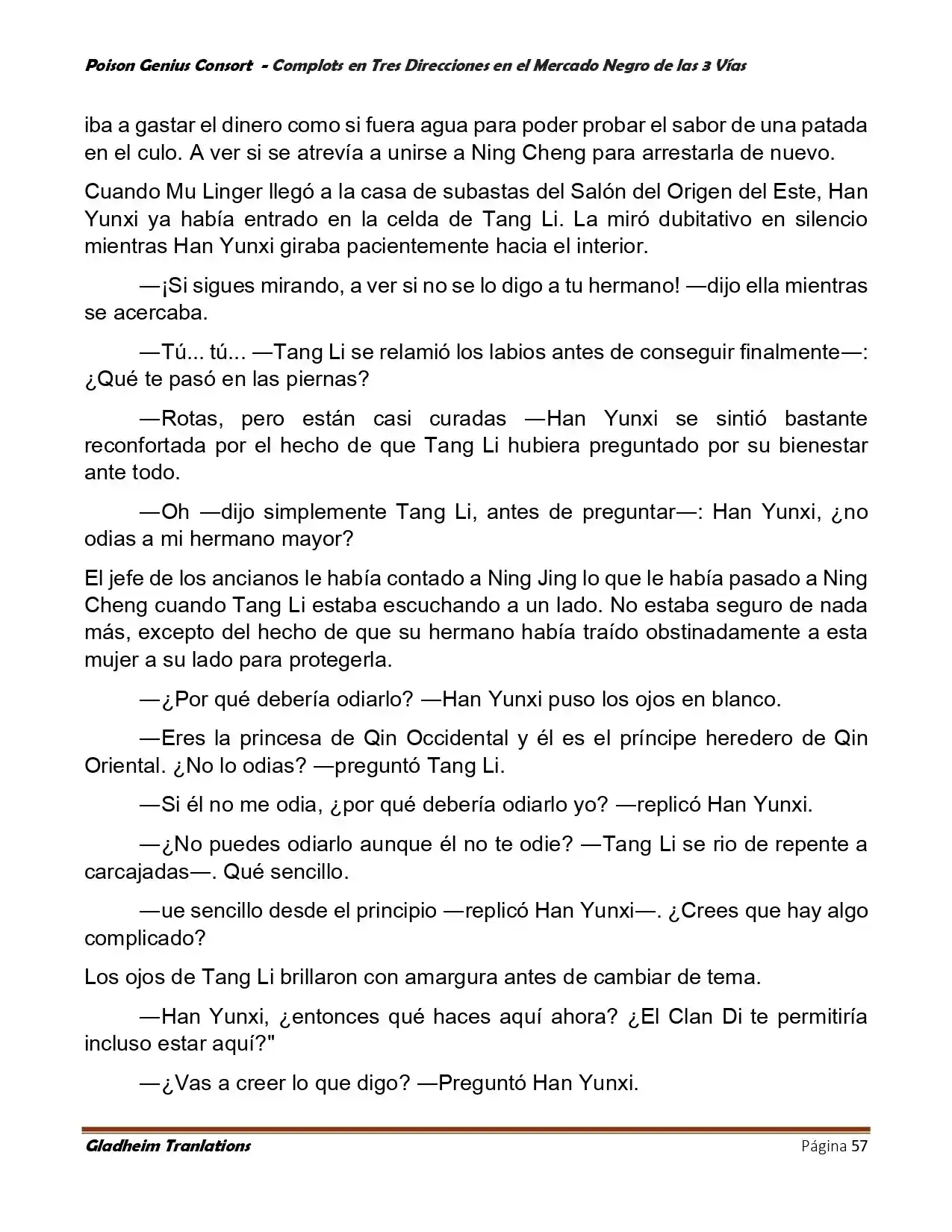 Poison Genious Consort (Novela) - Capítulo 405 - Página 57 - LectorTMOo
